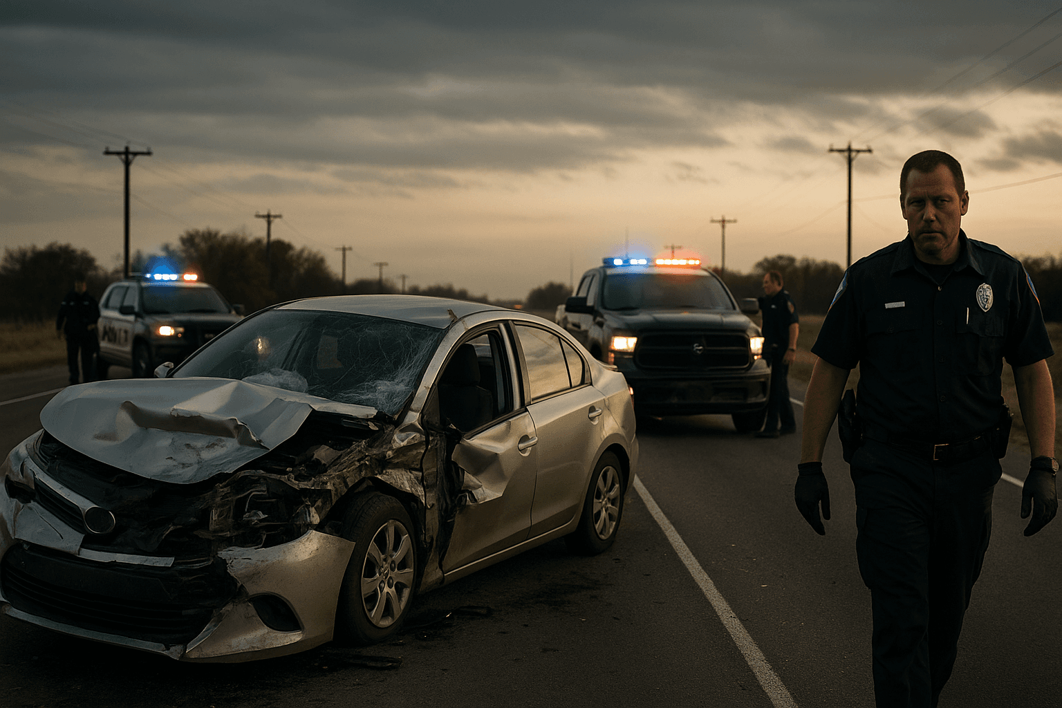 Two Vehicle Crash Near McLendon Chisholm Disrupts State Highway 205