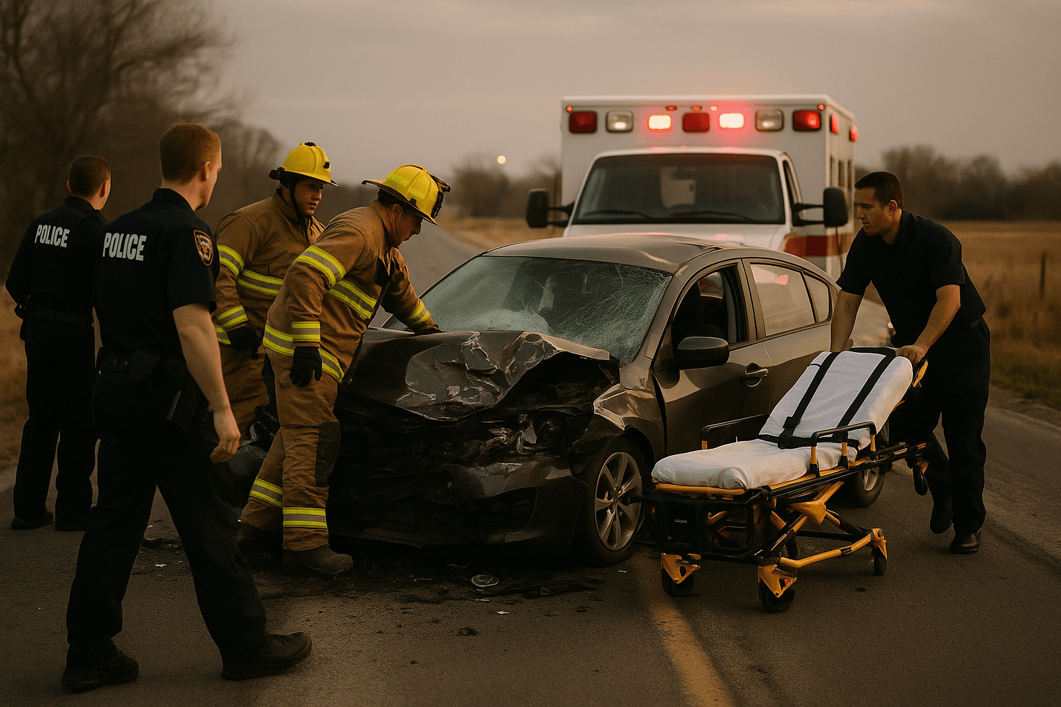 Serious Crash in Fate Sends Multiple Responders to Greenbriar Road