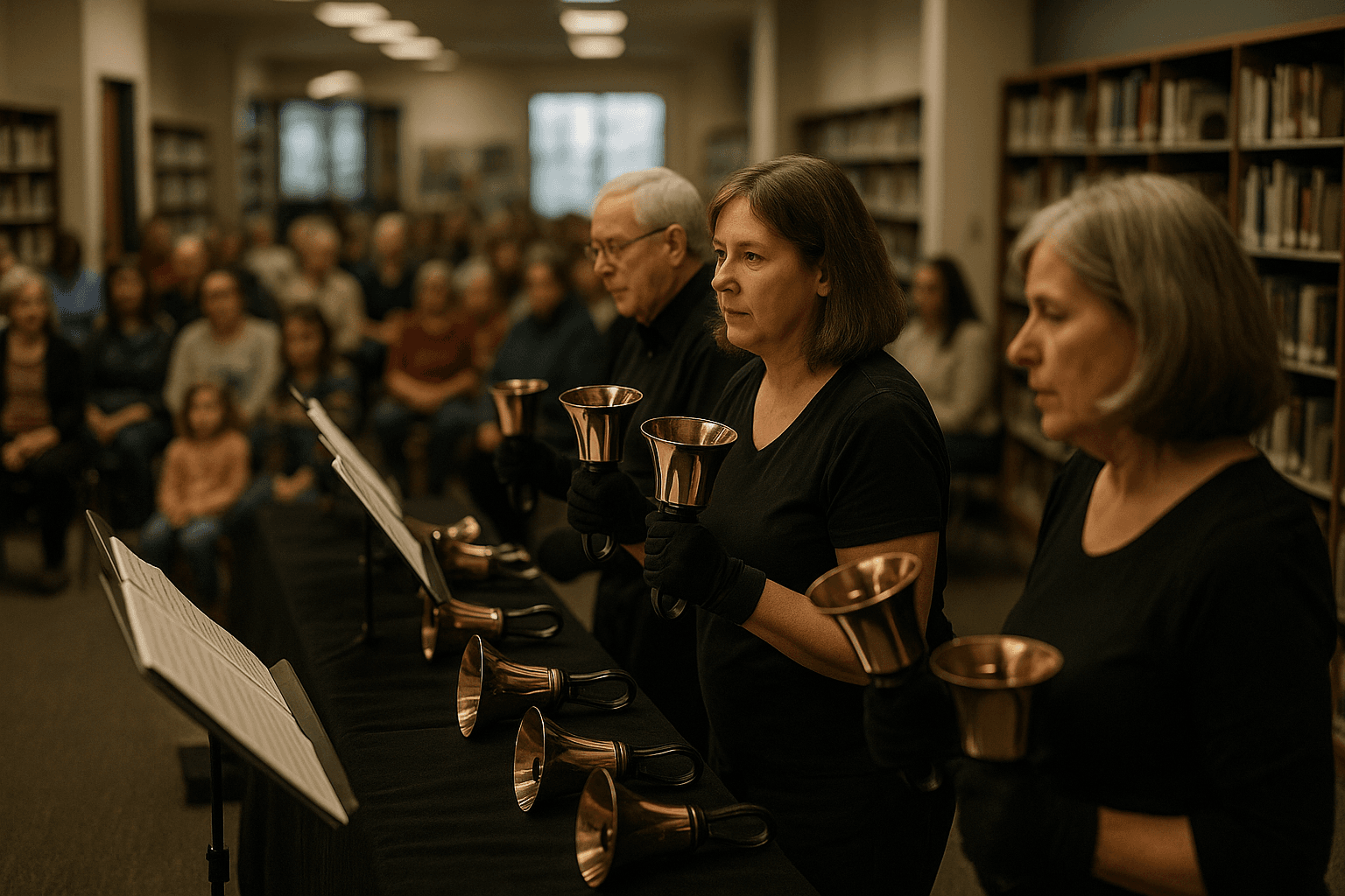 Cumming Library Hosts Handbell Concert, Strengthens Community Wellbeing