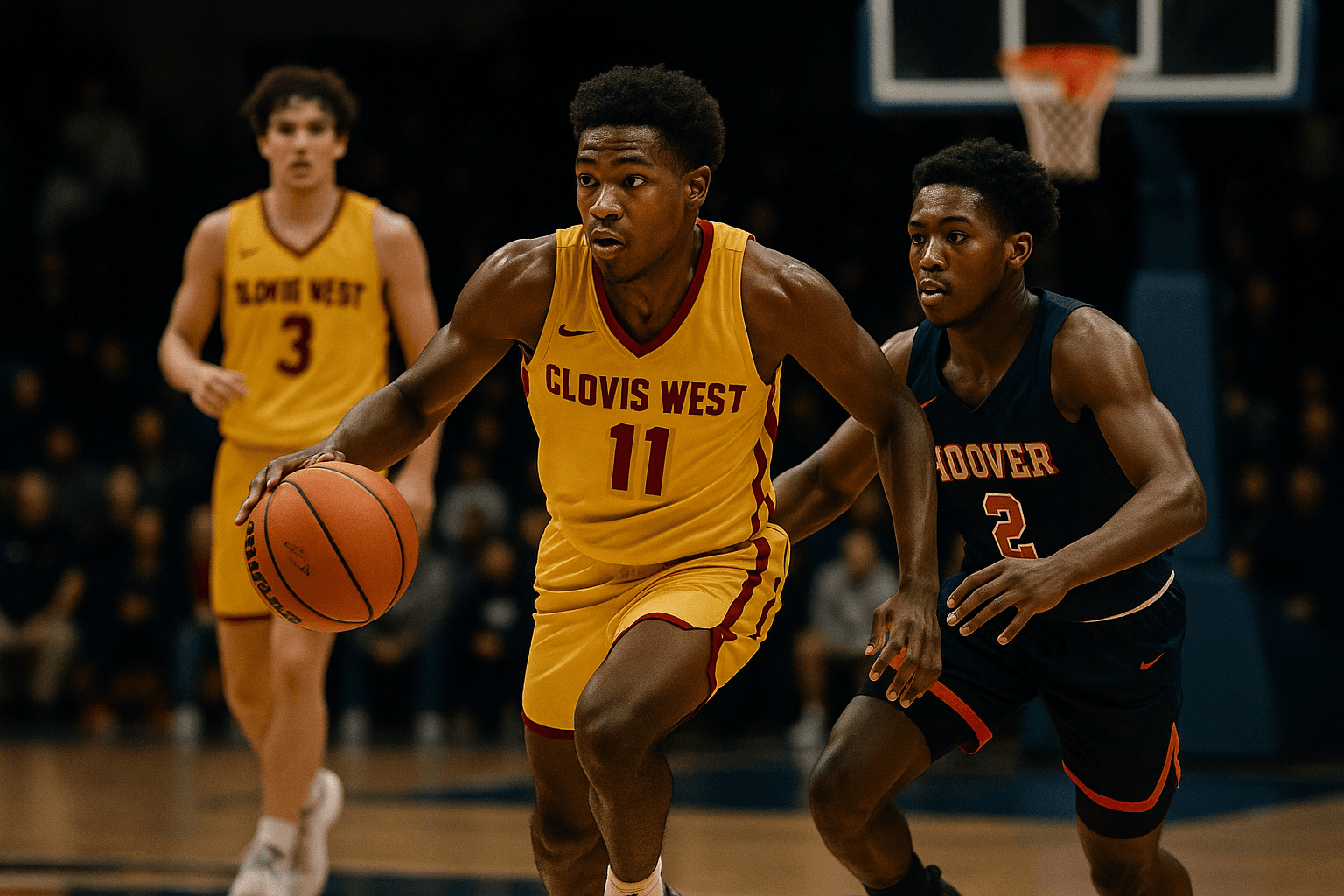 Clovis West beats Hoover 88 68 in CW Nike Invitational