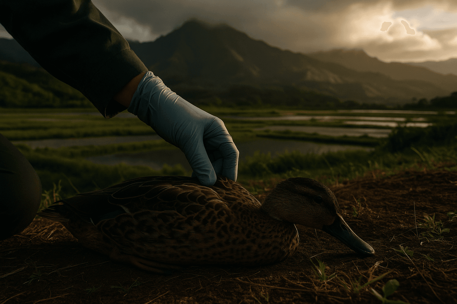 Preliminary Avian Influenza Found in Native Hawaiian Duck on Kauaʻi