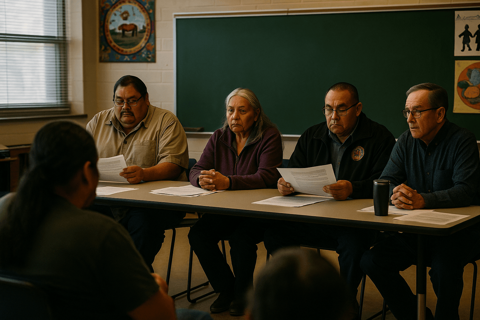 Menominee Tribal School Board Holds Regular Meeting, Reviews Agenda and Records