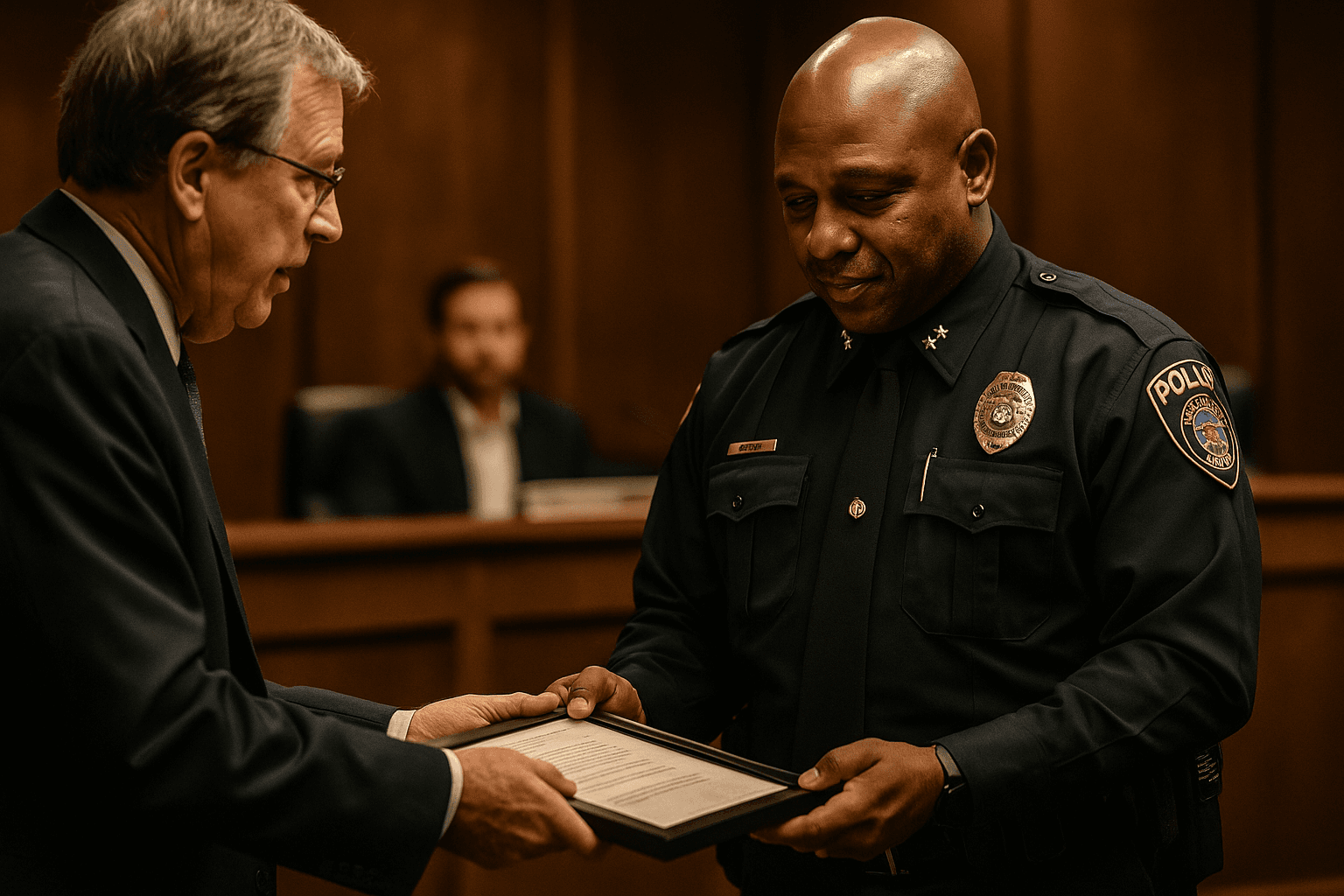 Mebane Honors Assistant Police Chief Byrd, Marks 28 Years Service