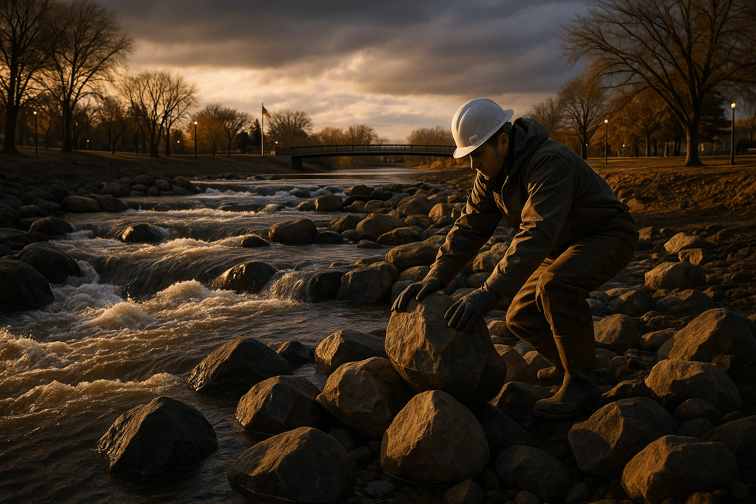Pelican River Restoration Near Veterans Park Enhances Fish Habitat