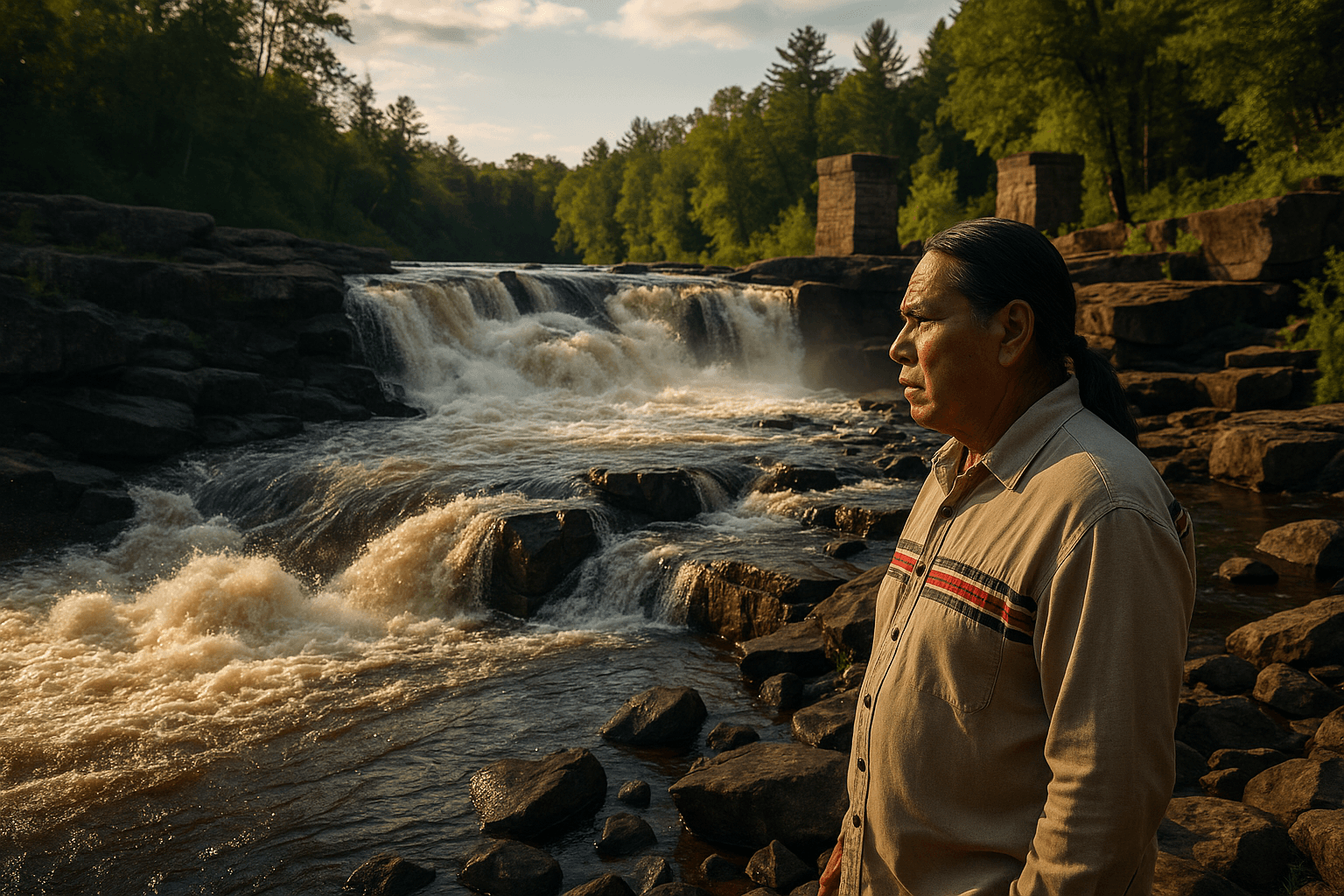 Tribal-Led Restoration and Park Planned at Keshena Falls to Restore Lake Sturgeon
