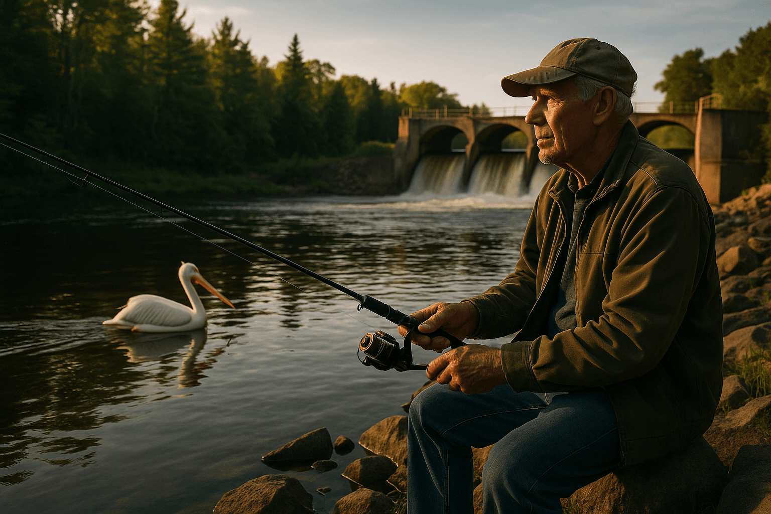 Legend Lake, Spillway Support Wildlife, Recreation and Fish Restoration