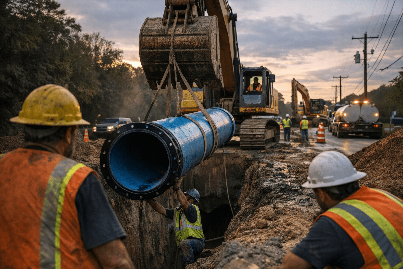 Oxford Publishes Bid for Major Anderson Road Water Main