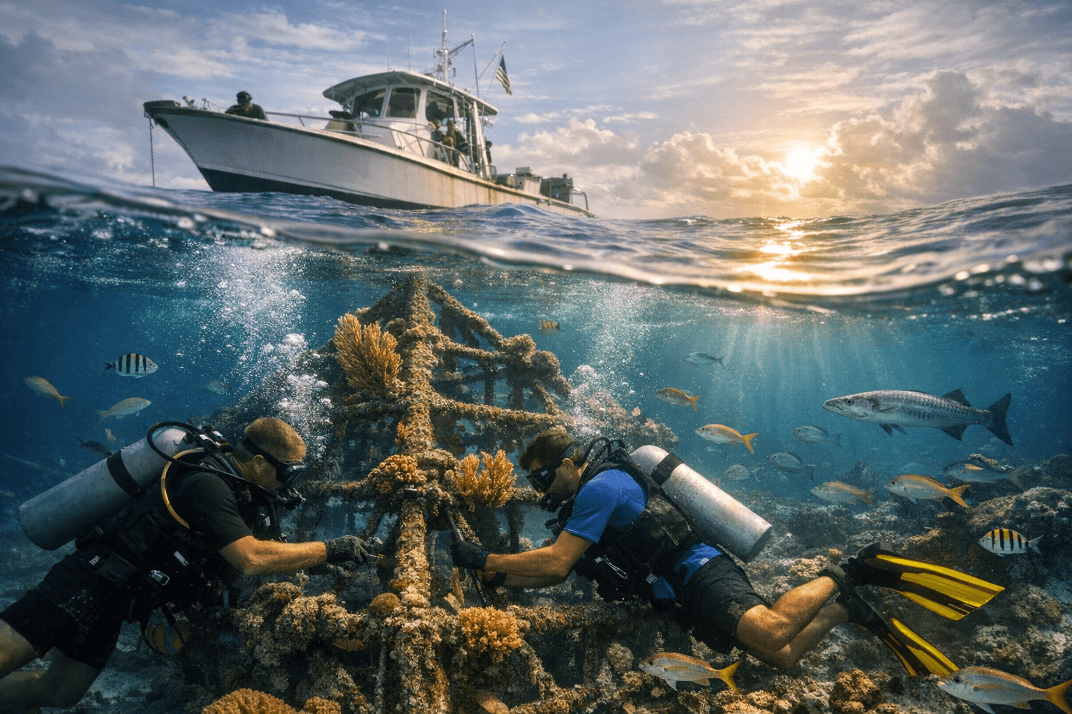 Monroe County Maintains Artificial Reef Network, Protecting Fisheries and Tourism