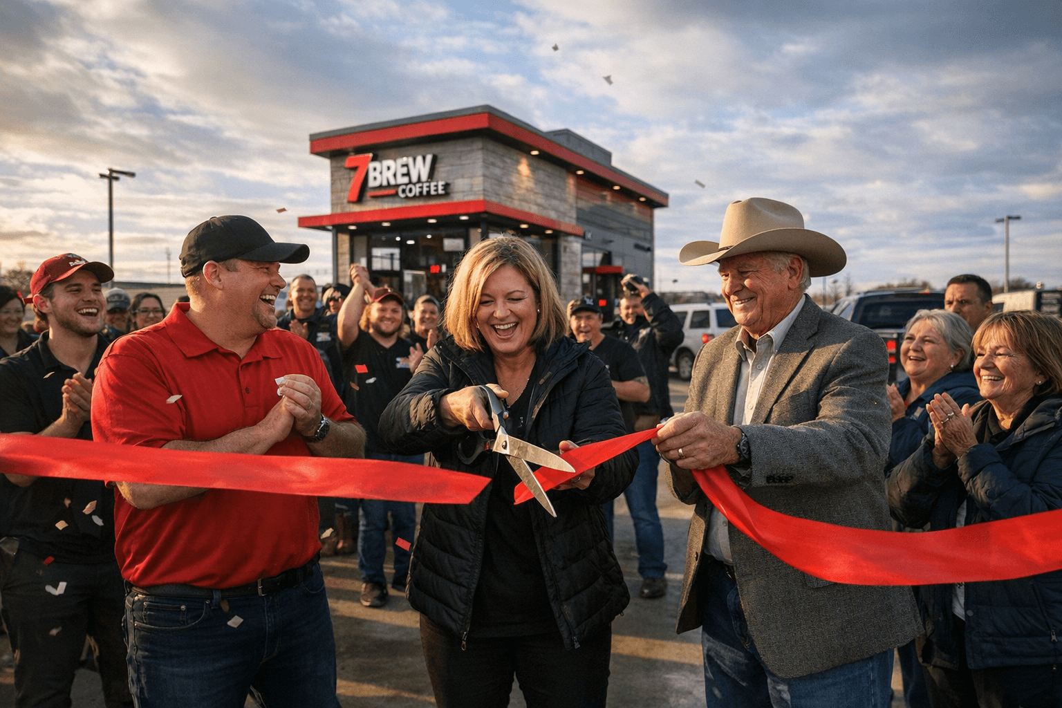 New 7 Brew Coffee opens in Copperas Cove, ribbon cutting held Monday