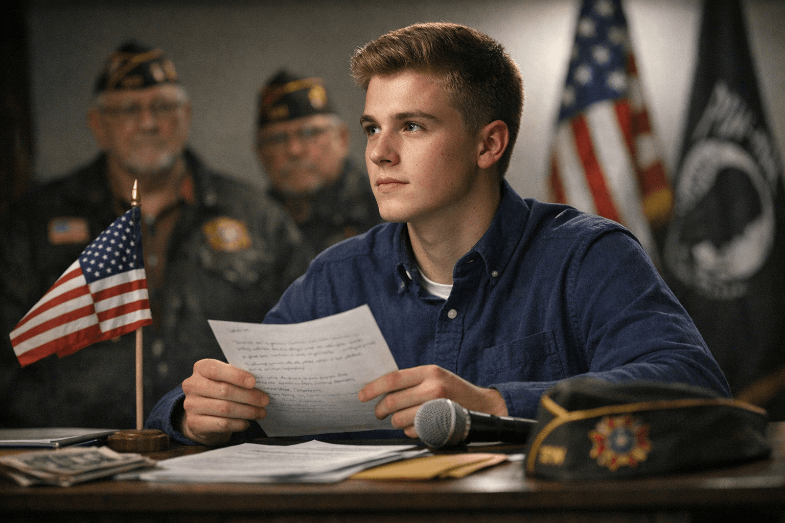 Jamestown Senior Advances in National Voice of Democracy Contest