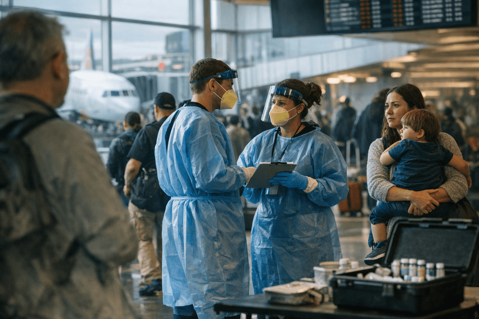 Measles Exposure at Raleigh Durham Airport, Health Officials Urge Vaccination