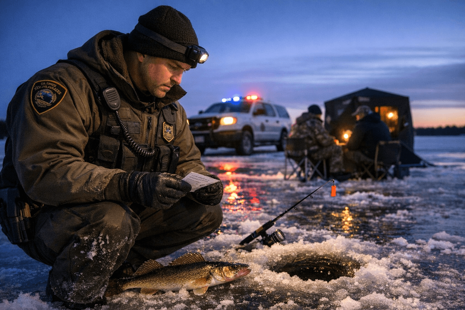 Bemidji Conservation Officer Recertifies, Patrols Ice and License Compliance