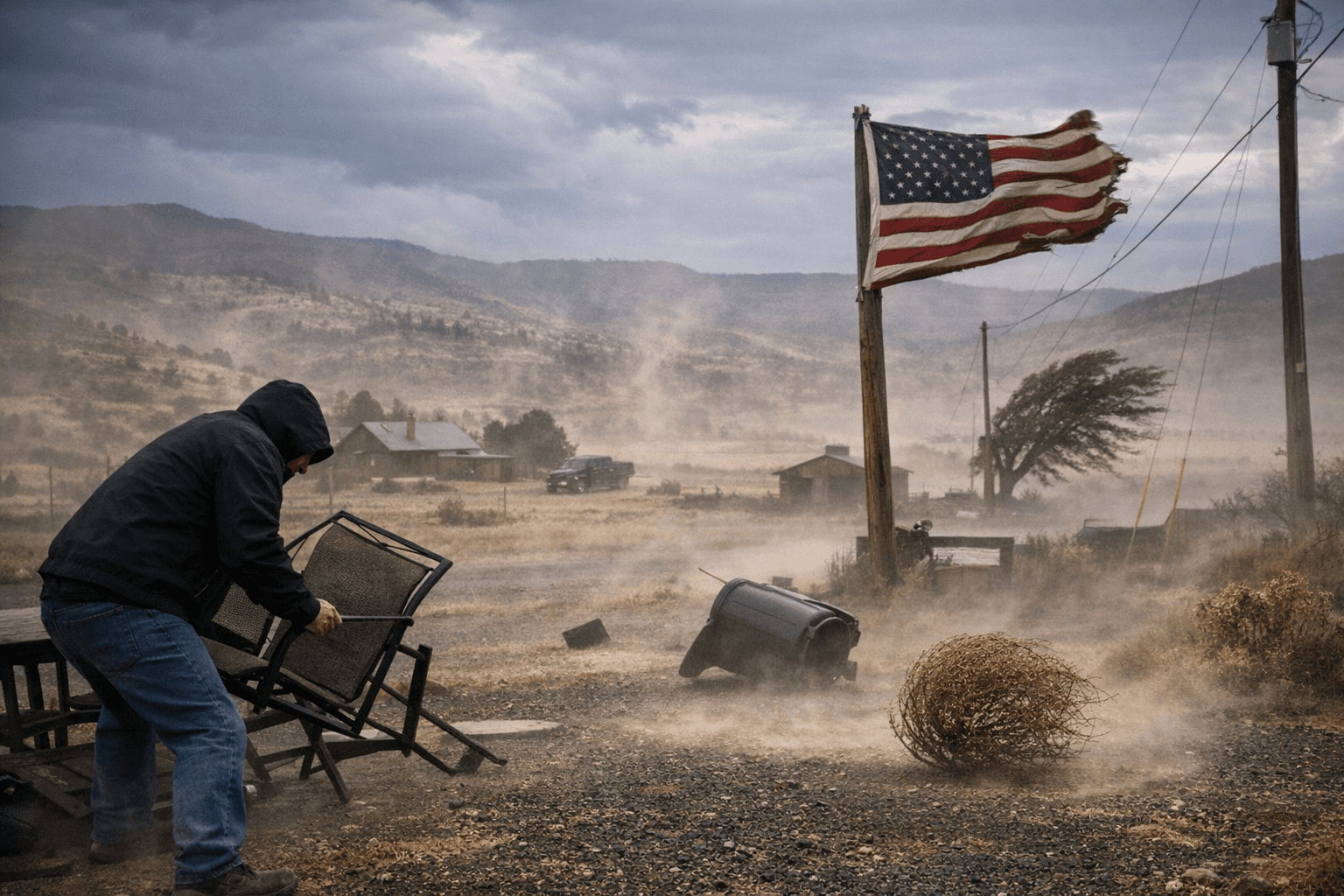 Strong Winds Hit John Day Basin, Sparks Local Caution