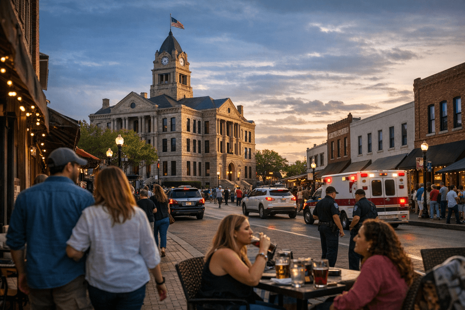 Historic Downtown McKinney Draws Visitors, Challenging Local Services