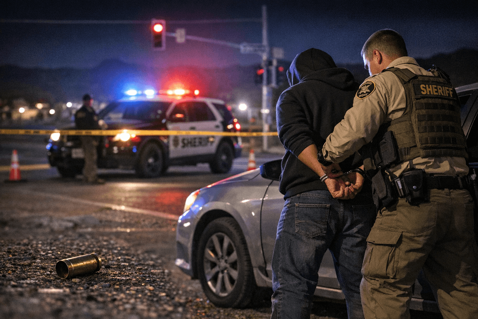 Driver Arrested After Reported Shots Fired Near Pahrump Intersection