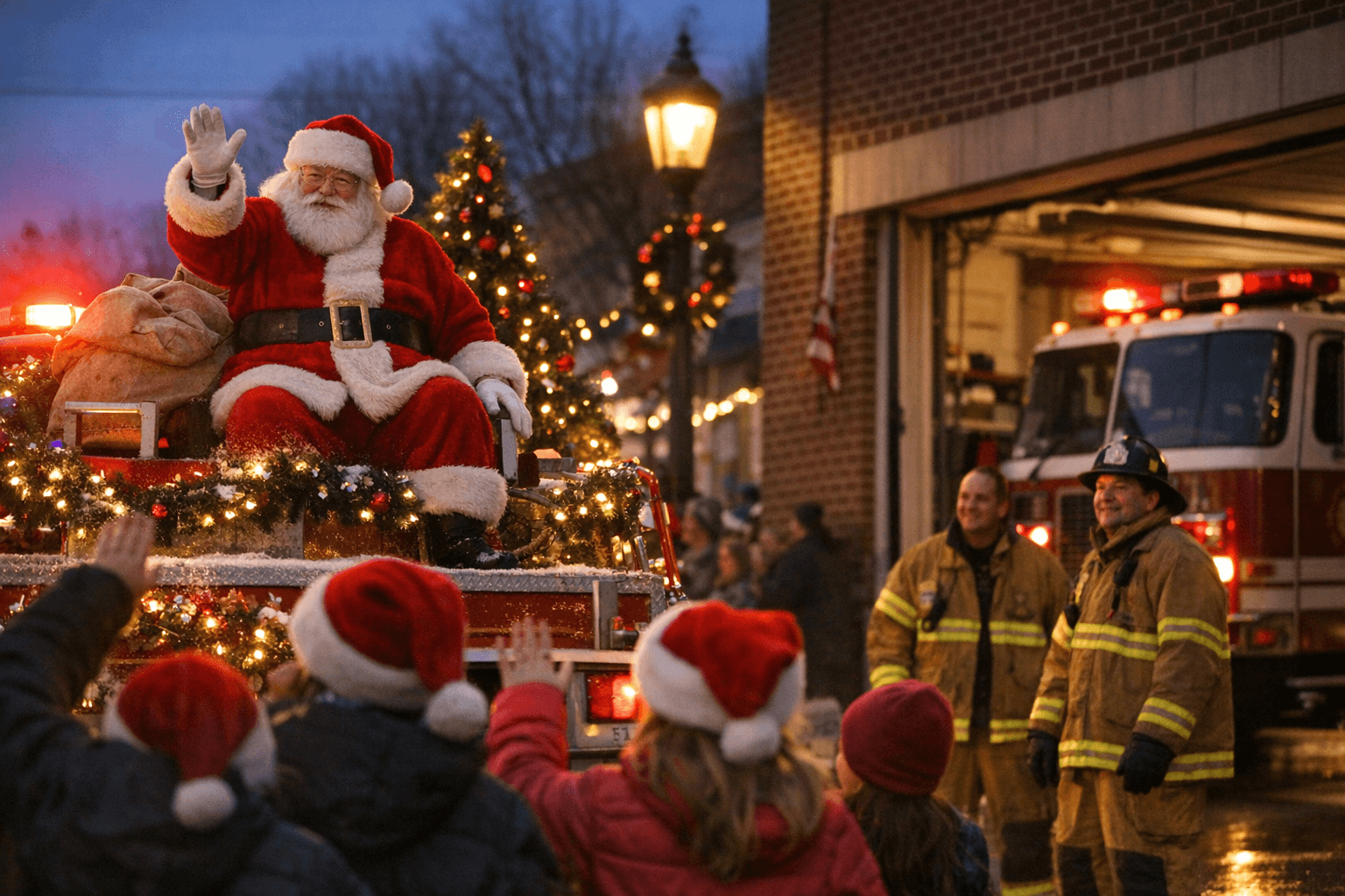 Port Jervis Announces Santa Tour, Stops at Fire Stations and Promenade