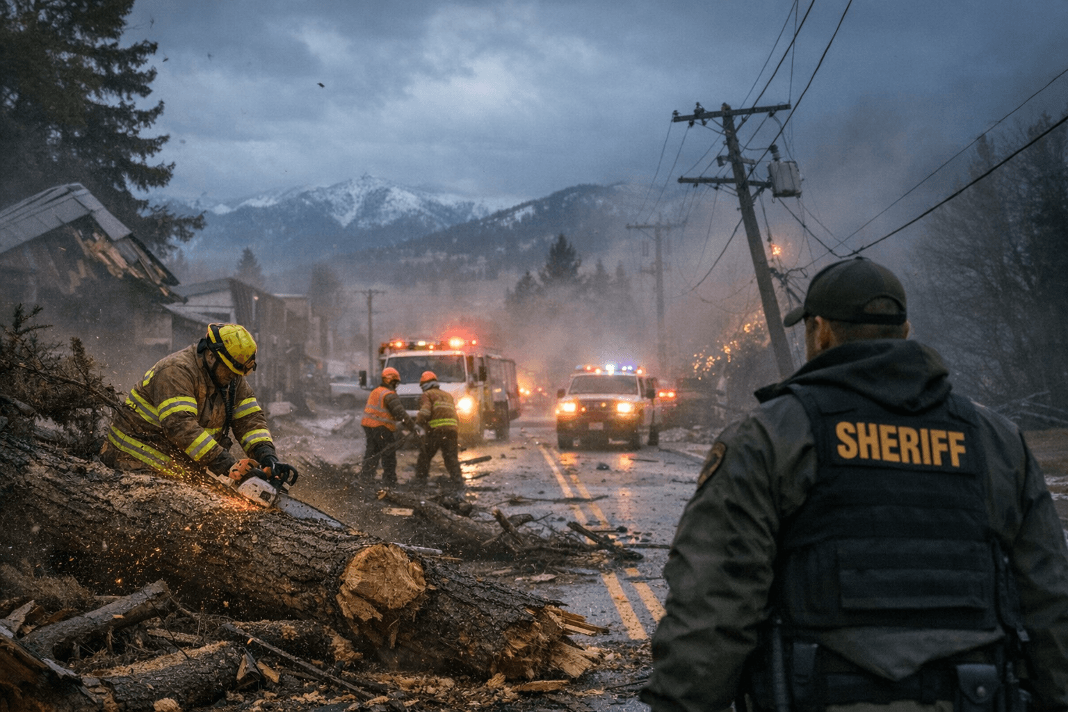 Record High Winds Sweep Montana, State Mobilizes Emergency Response