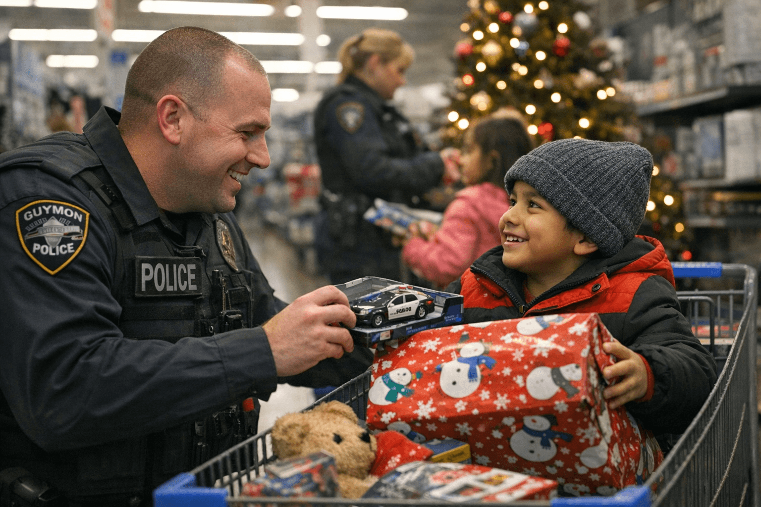 Guymon Police Grant Holiday Wishes, Spotlighting Community Policing Efforts