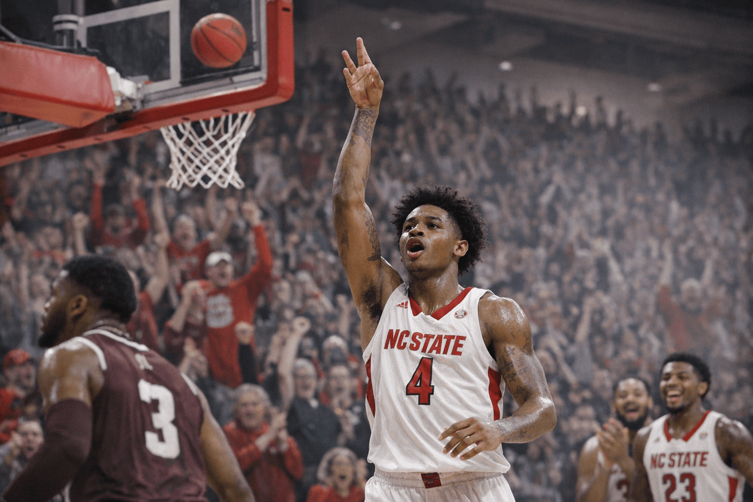 McNeil Scores 47, Sets NC State Record with Eleven Threes