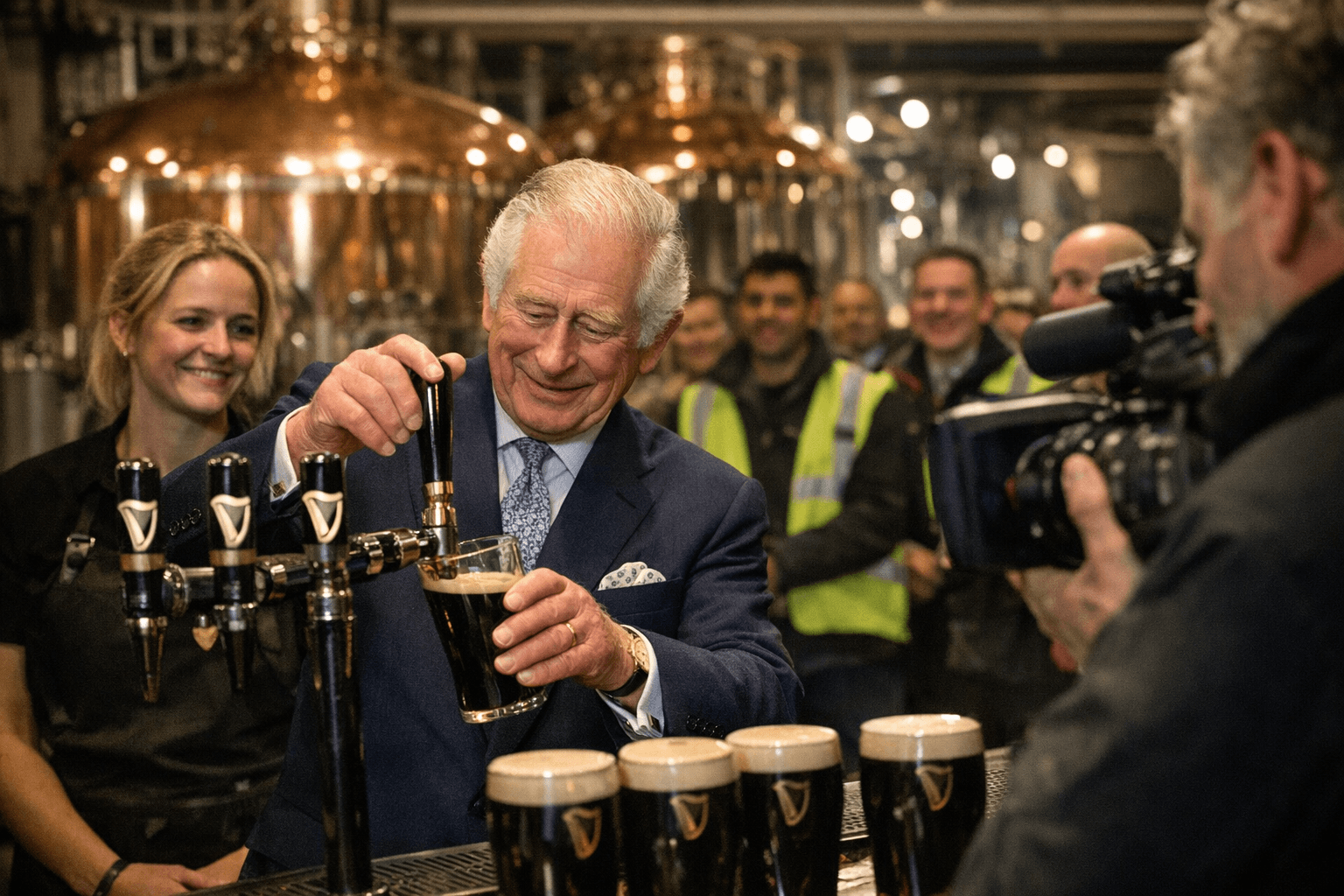 King Opens Guinness Brewery London, Highlights Training and Community