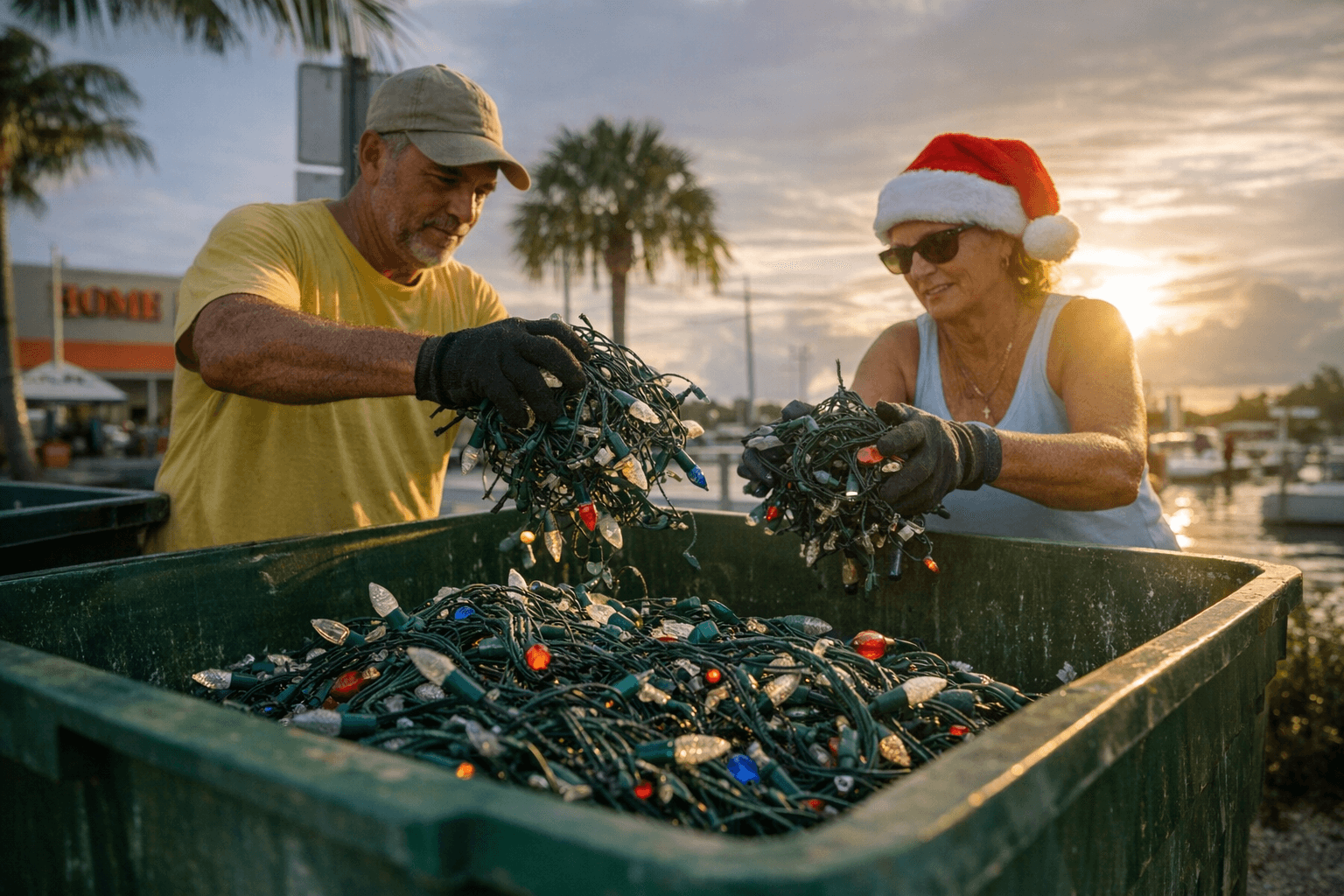 Monroe County and Key West Launch Holiday Light Recycling Program