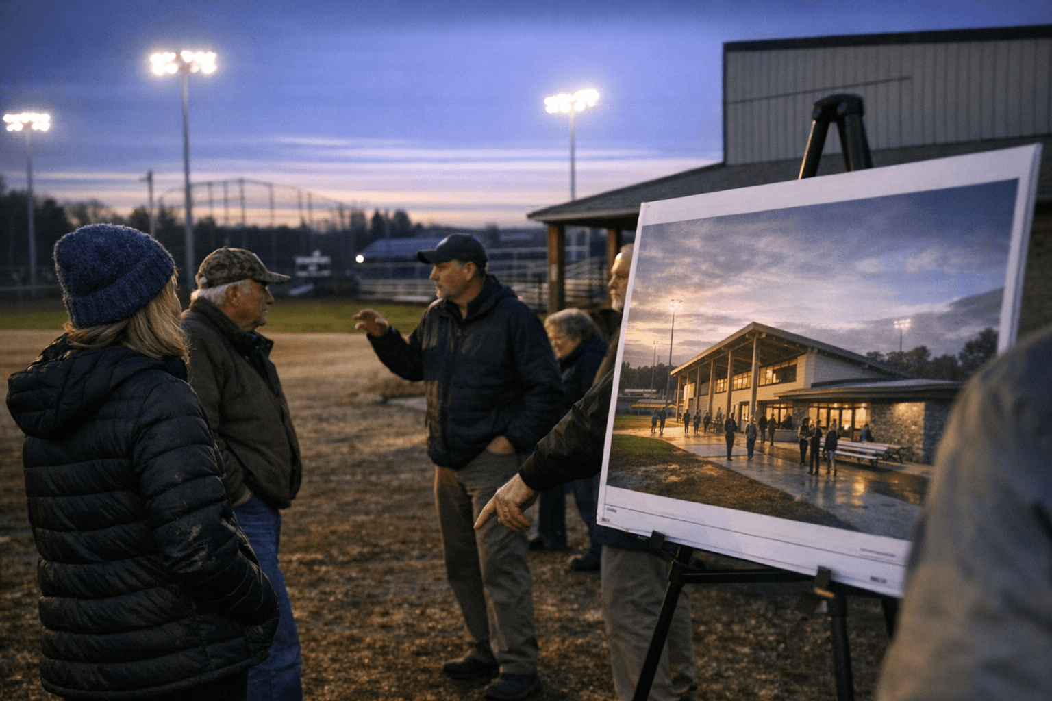 Traverse City Schools Advance Carlisle Field Clubhouse Design Plans