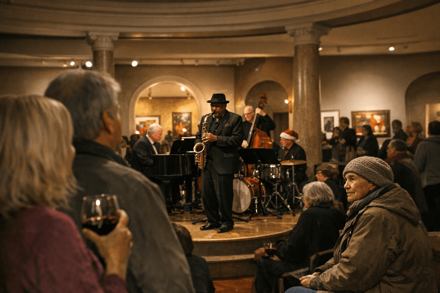 Museum Wine and Jazz Night Draws Local Crowd, Highlights Arts Access Issues