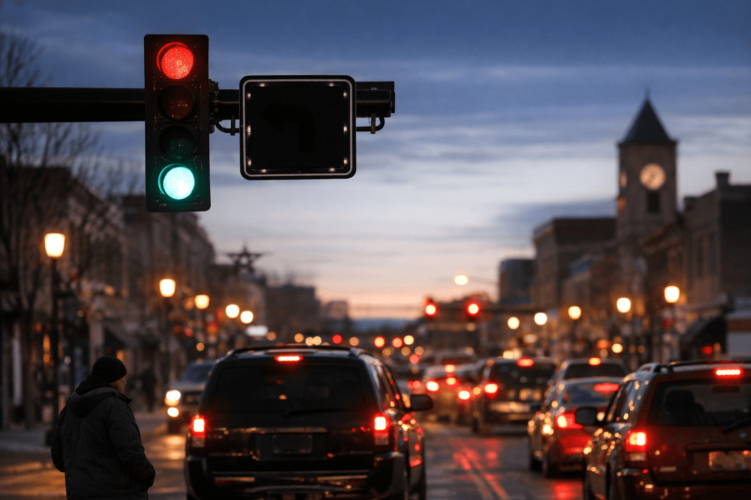 WYDOT Activates Blank Out Left Turn Signs in Laramie