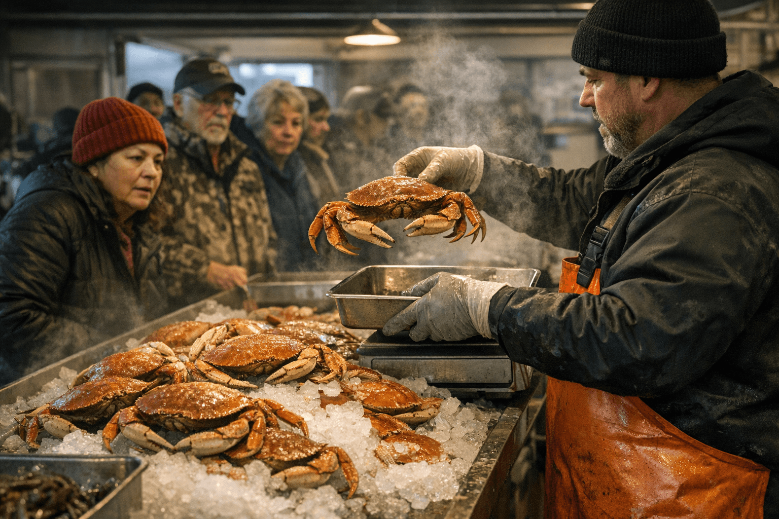 Early Dungeness Crab Brings Holiday Rush to Eugene Fish Markets