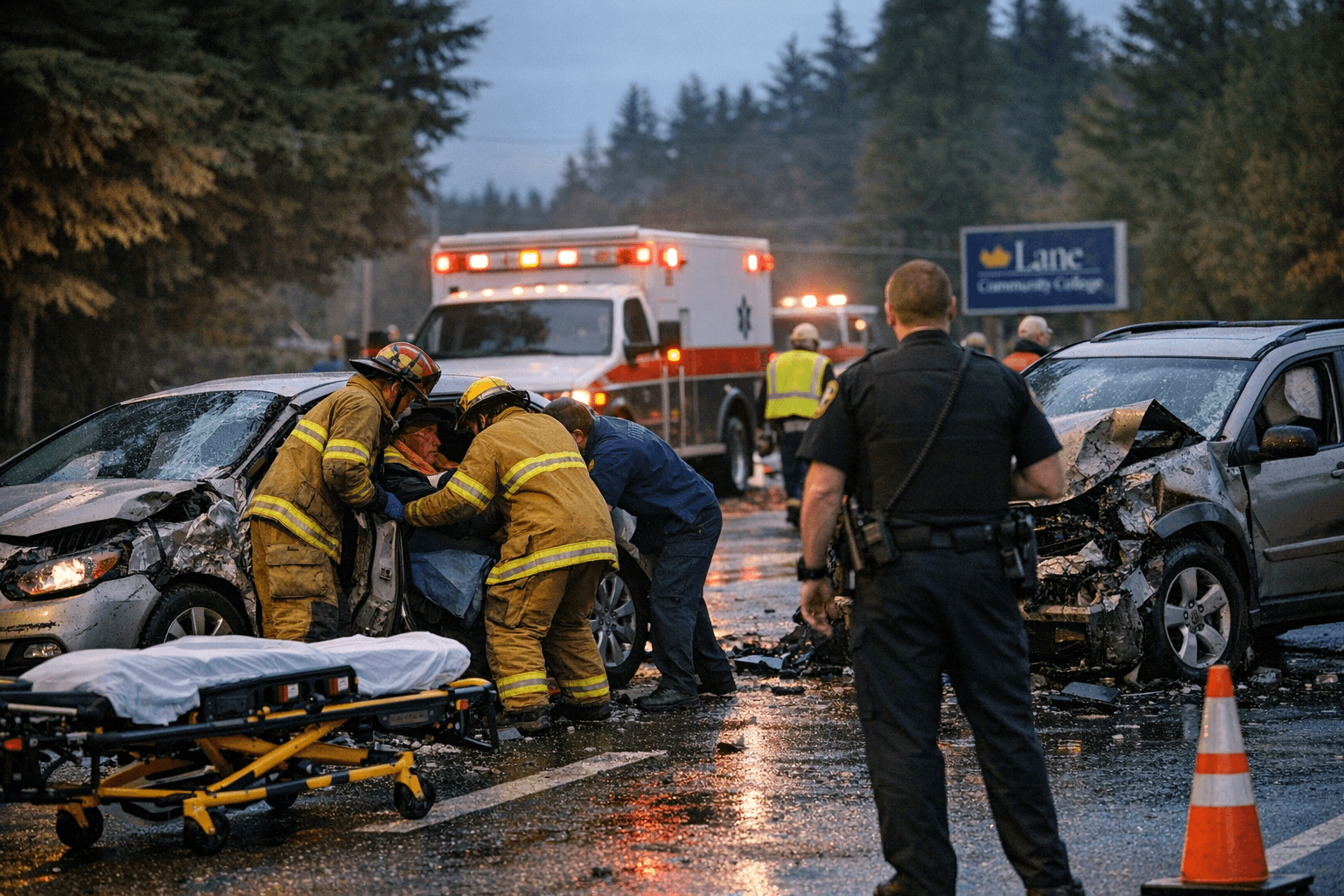 Springfield Man Killed in Crash Near Lane Community College