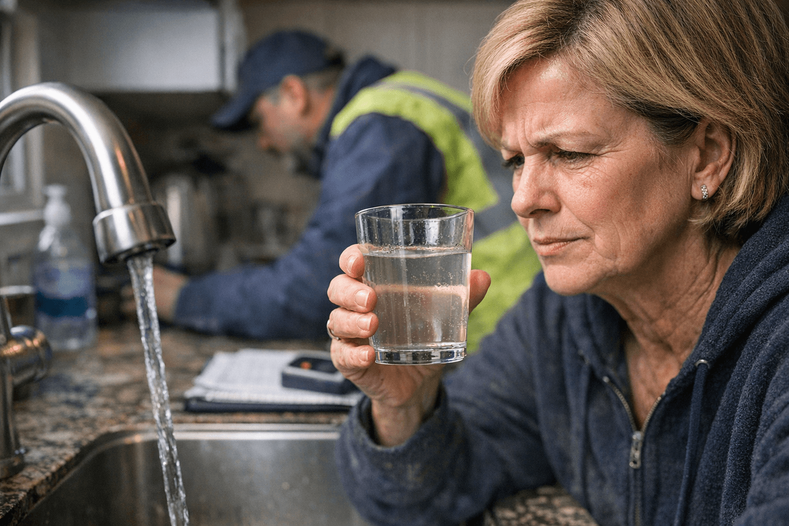 Residents Report Unusual Tap Water Taste and County Response