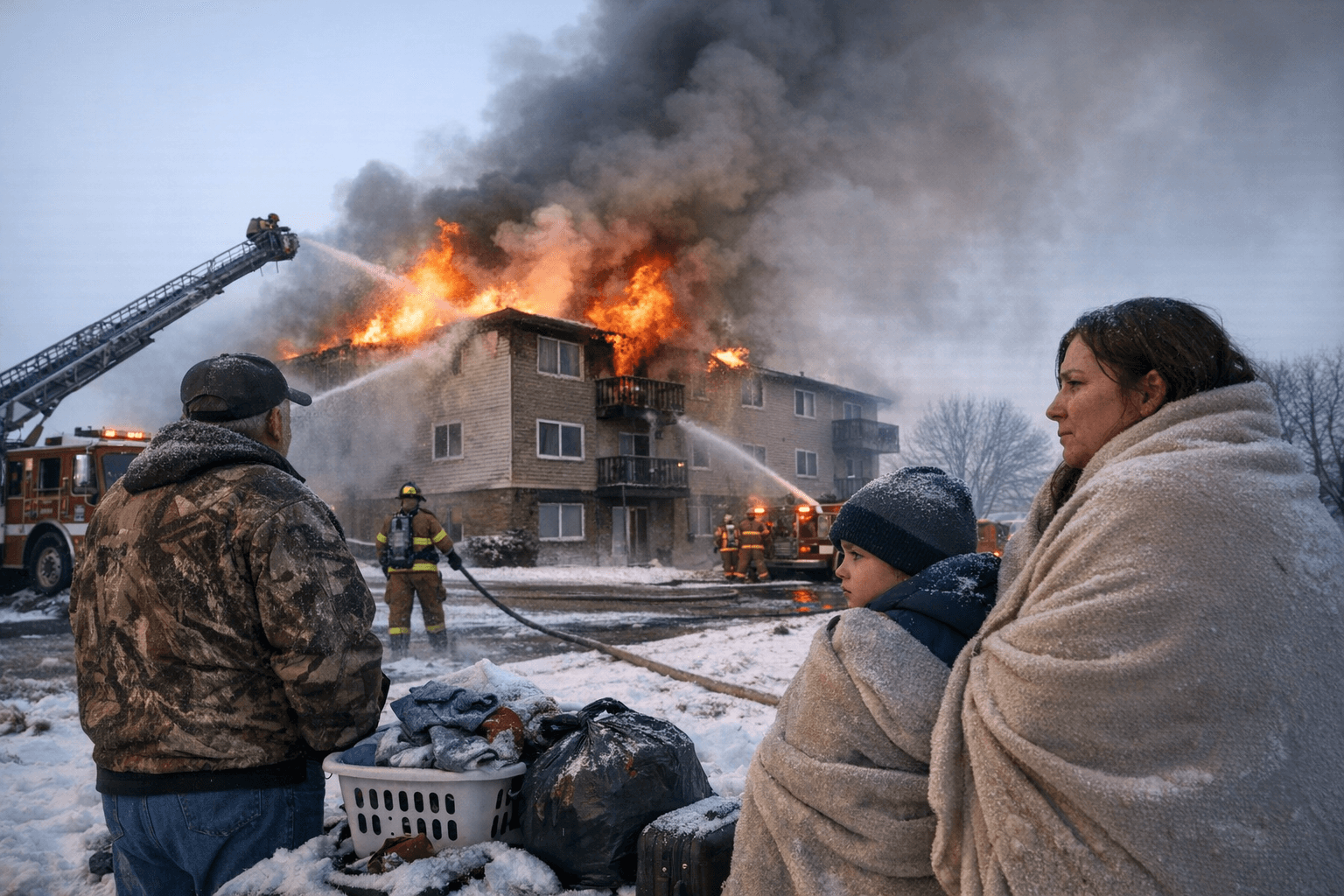 Storm Lake Apartment Fire Displaces Residents, Raises Winter Housing Concerns