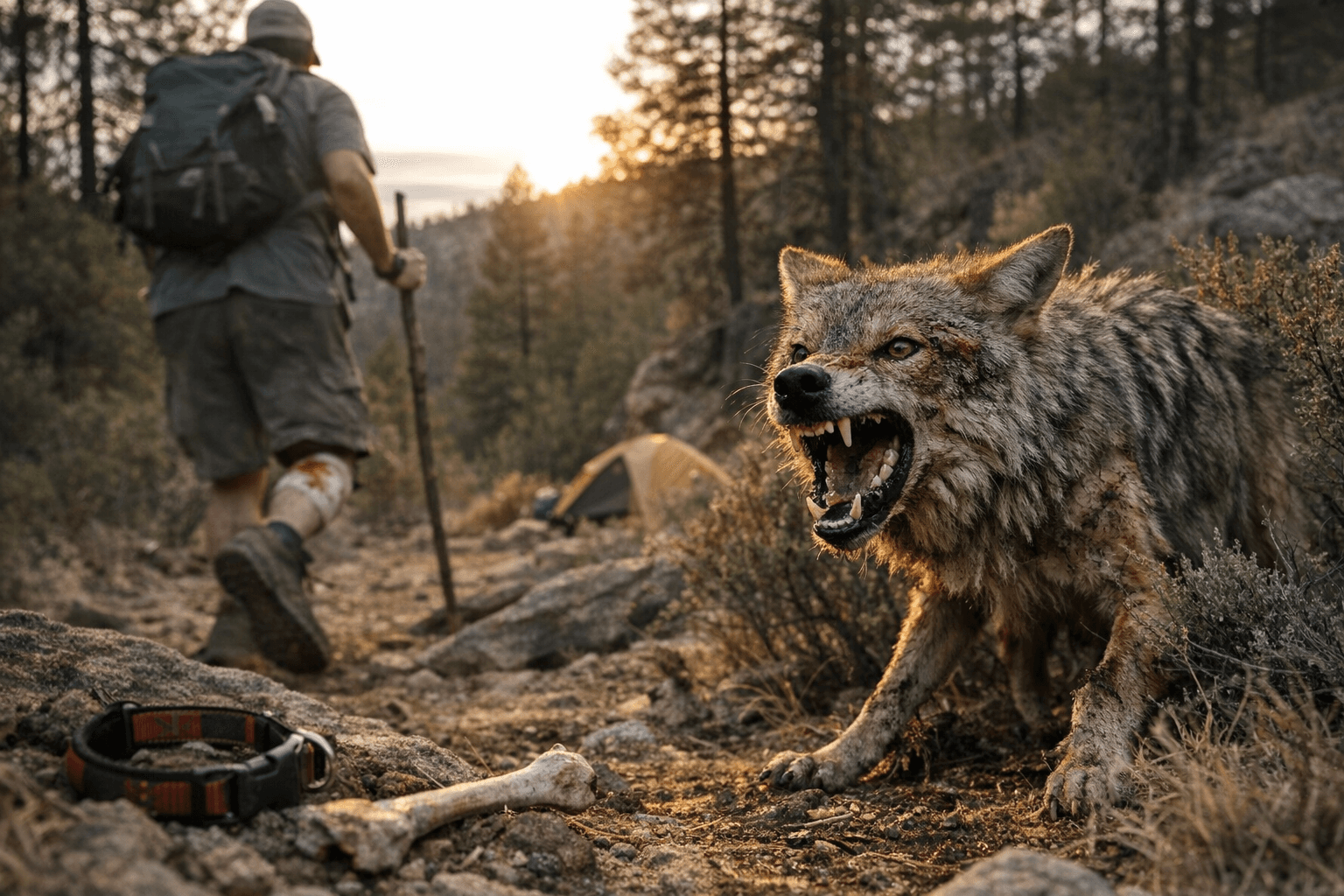 Rabid Coyote Confirmed Near Silver City, Rabies Risk Remains