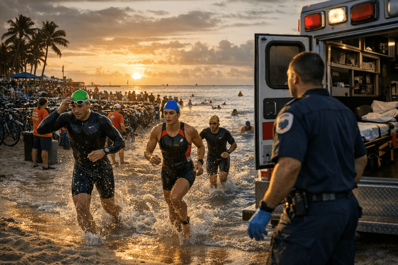 Key West Triathlon brings athletes, visitors and public health demands to Higgs Beach