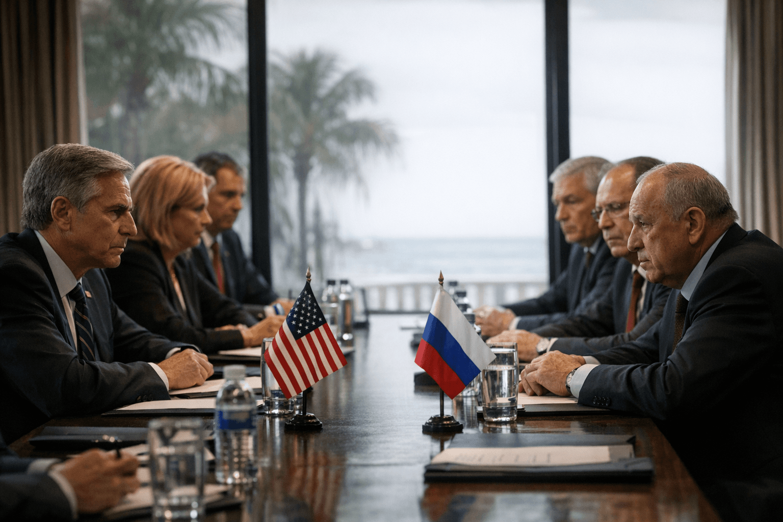 U.S. and Russian Officials Meet in Florida, Push Renewed Ukraine Diplomacy