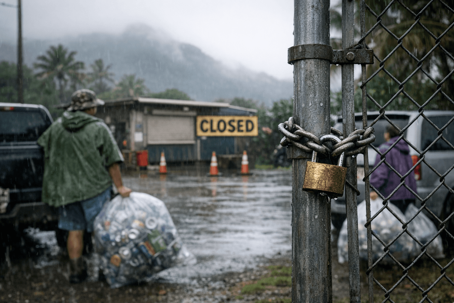 Kīlauea HI5 Redemption Center Closed, County Lists Alternate Hours