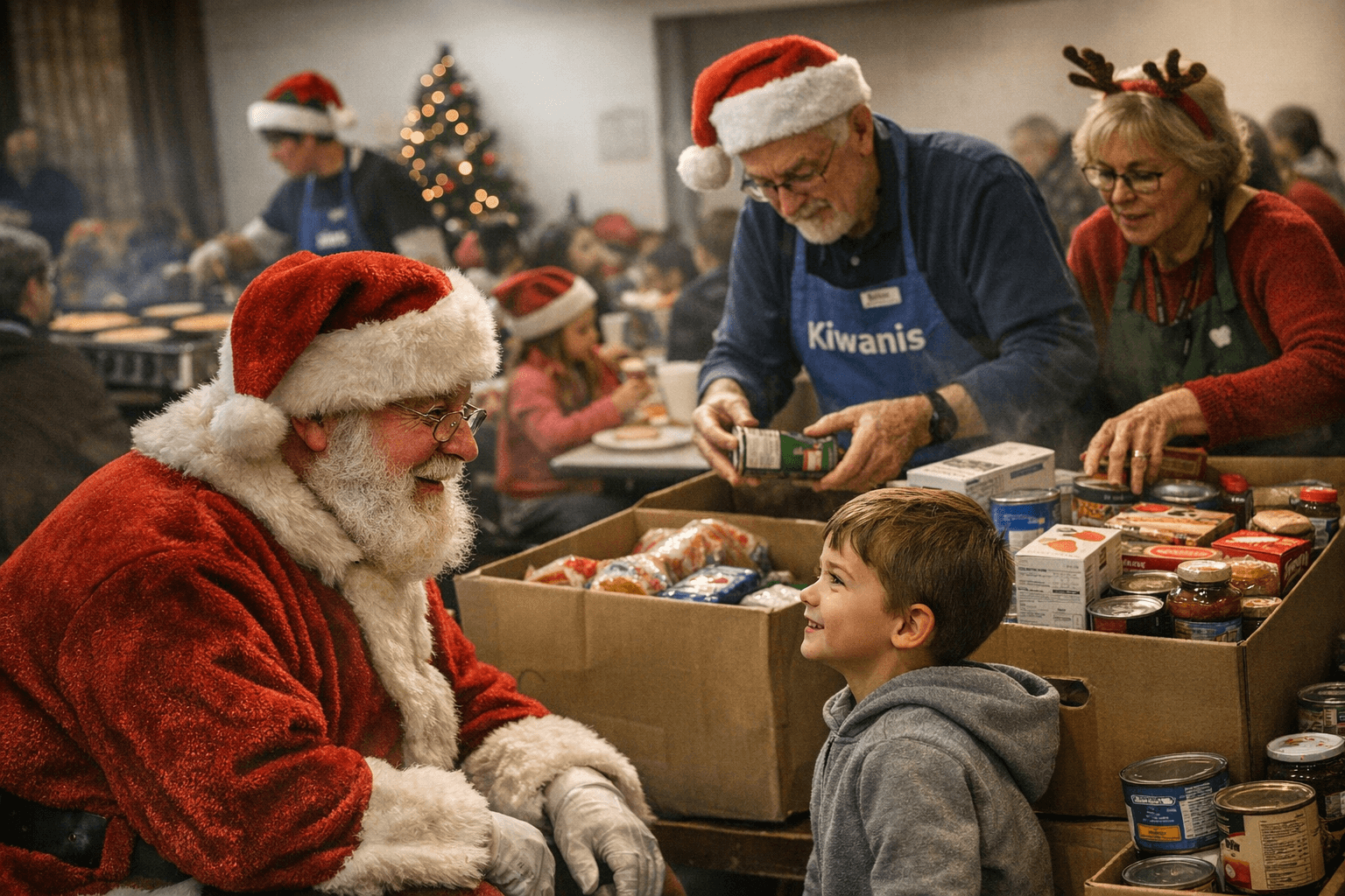 Kiwanis Breakfast with Santa Draws Strong Turnout, Raises Food Aid
