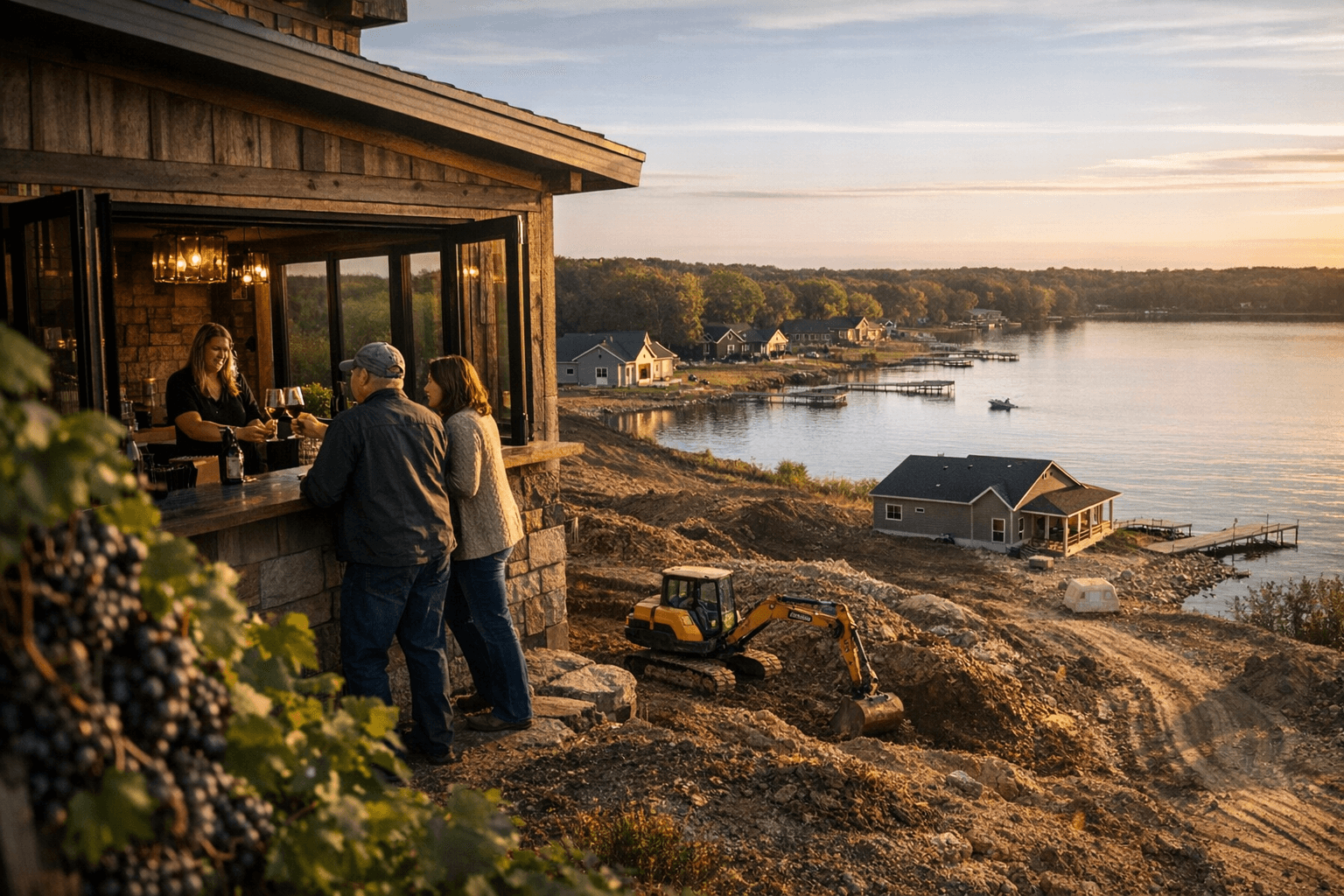 County Approves Vineyard Tasting Room, New 19 Lot Devil's Lake Addition