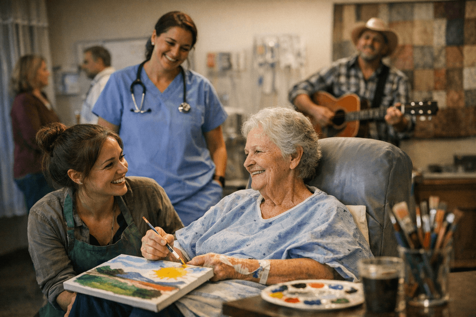 State Funds Arts Projects to Boost Rural Hospital Health and Community