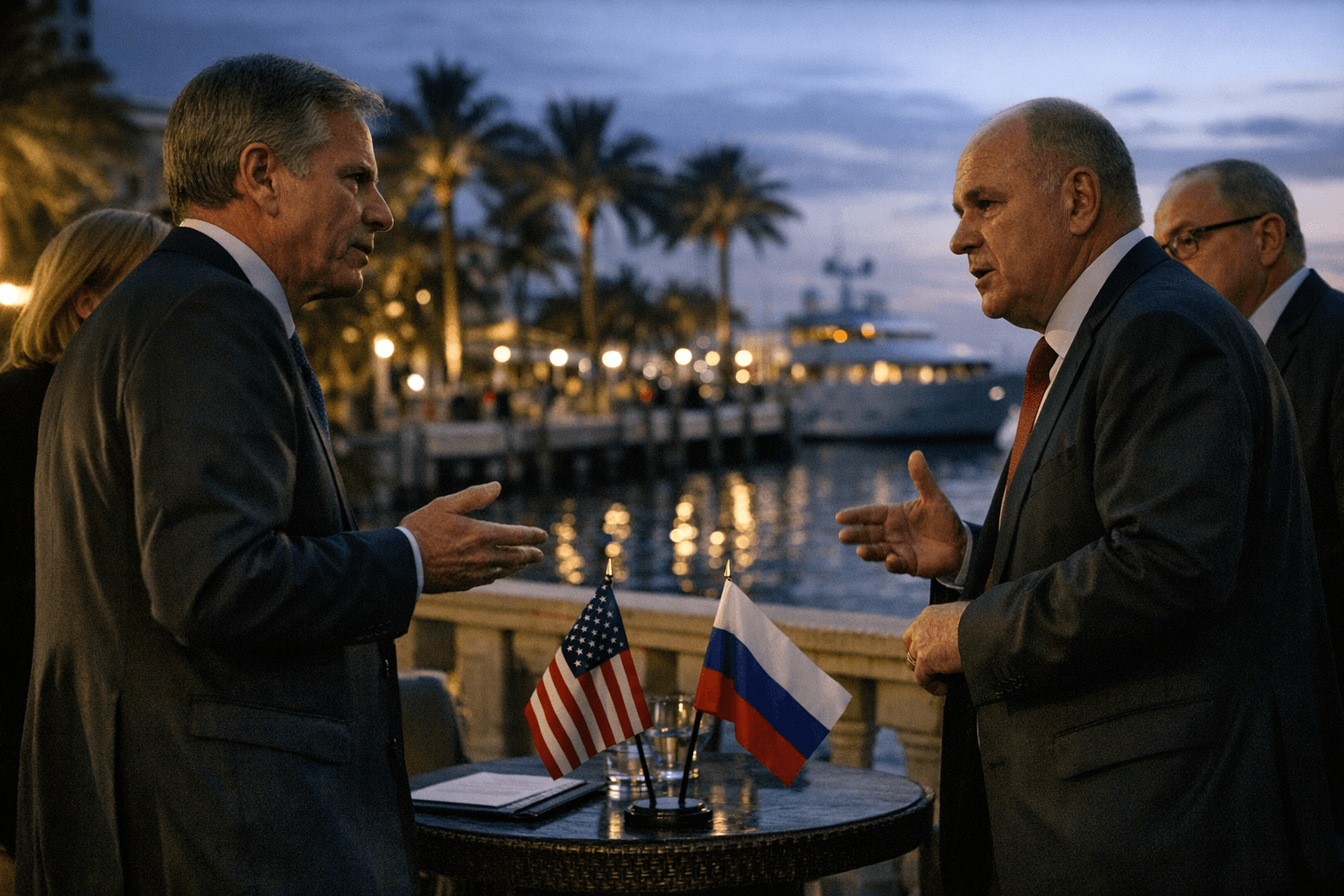 U.S., Russian Envoys Meet in Florida, Talks Continue as Shuttle Diplomacy Intensifies