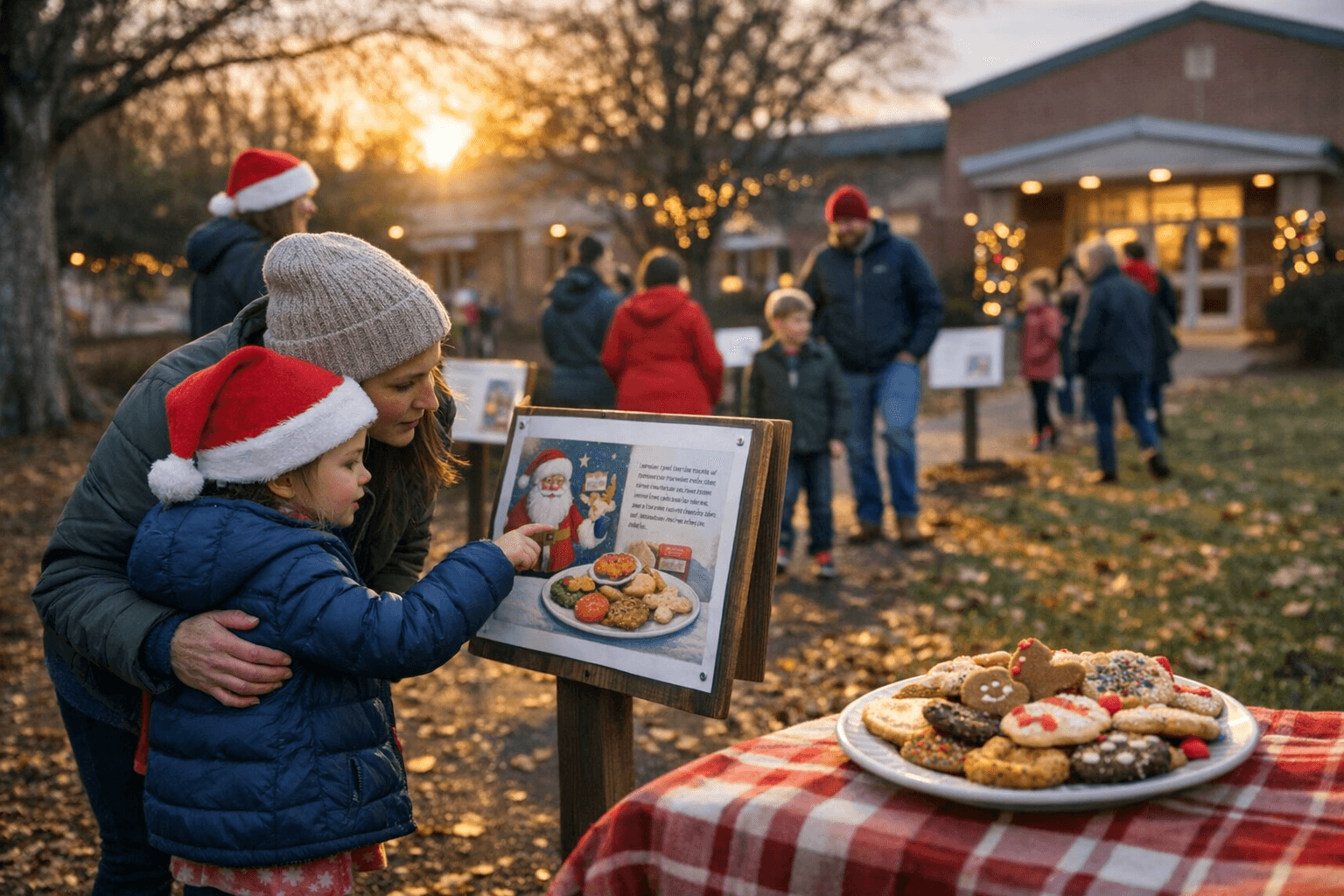 Goochland Elementary Hosts StoryWalk Featuring Cookies For Santa