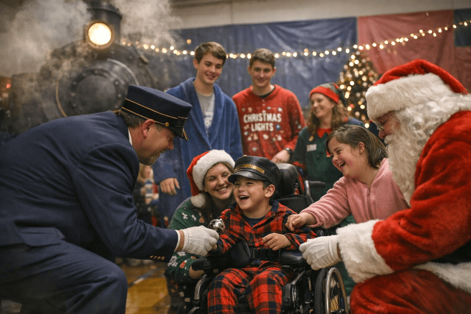 PEP Students Reunite for Polar Express Celebration, Strengthening Inclusion