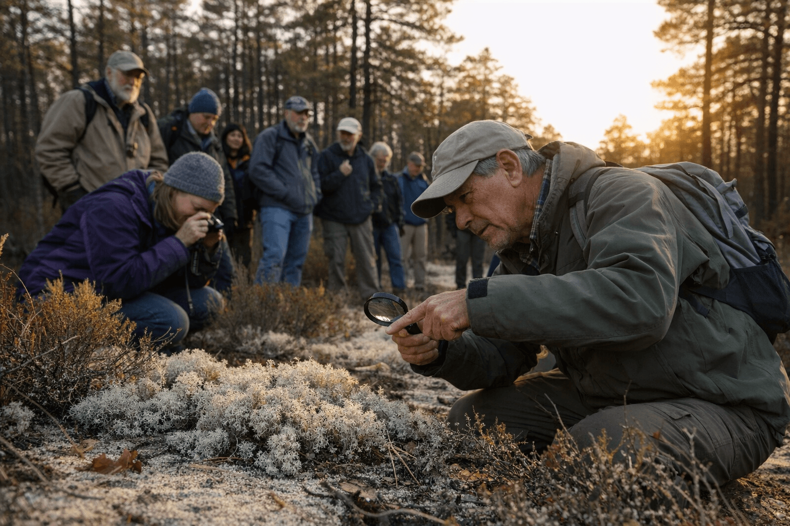 Lichen Walk Highlights Conservation Concerns, Ecological Signals in Pine Barrens