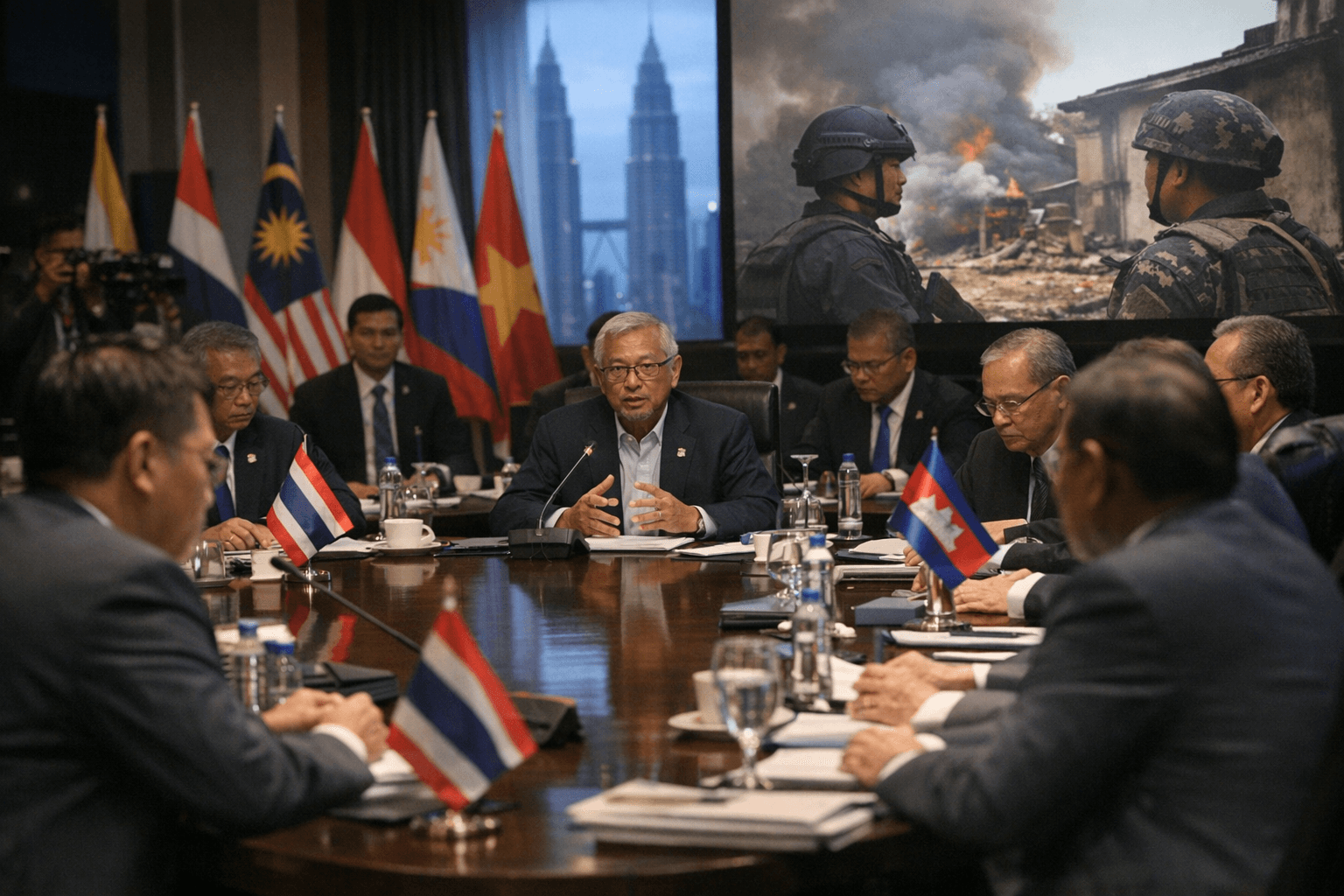 ASEAN Ministers Meet in Kuala Lumpur to Halt Thailand, Cambodia Fighting