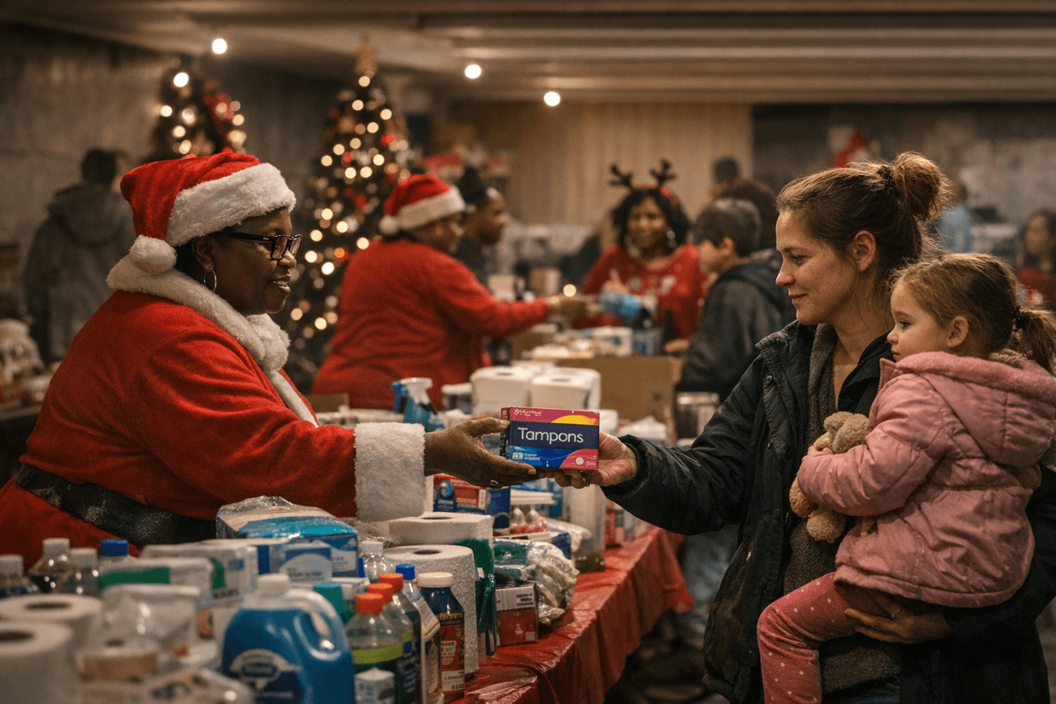 Holiday Party Brings Supplies and Support to McDowell County