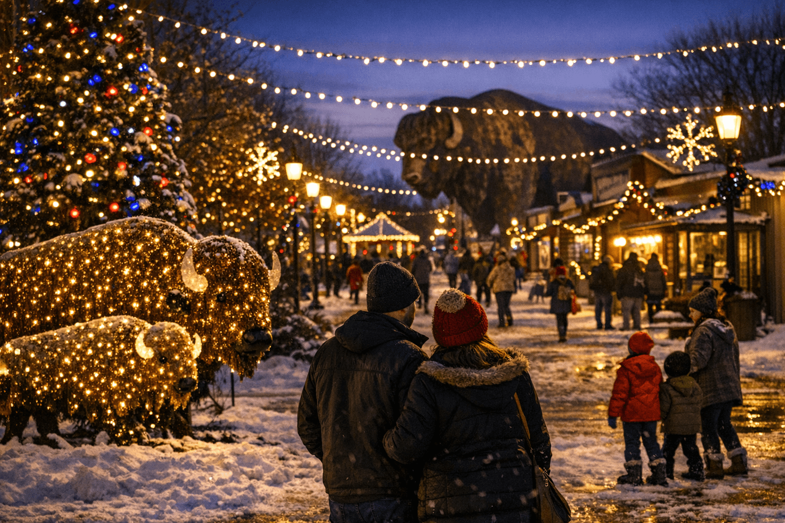 Jamestown Lights Spark Holiday Cheer, Boost Local Foot Traffic and Civic Pride