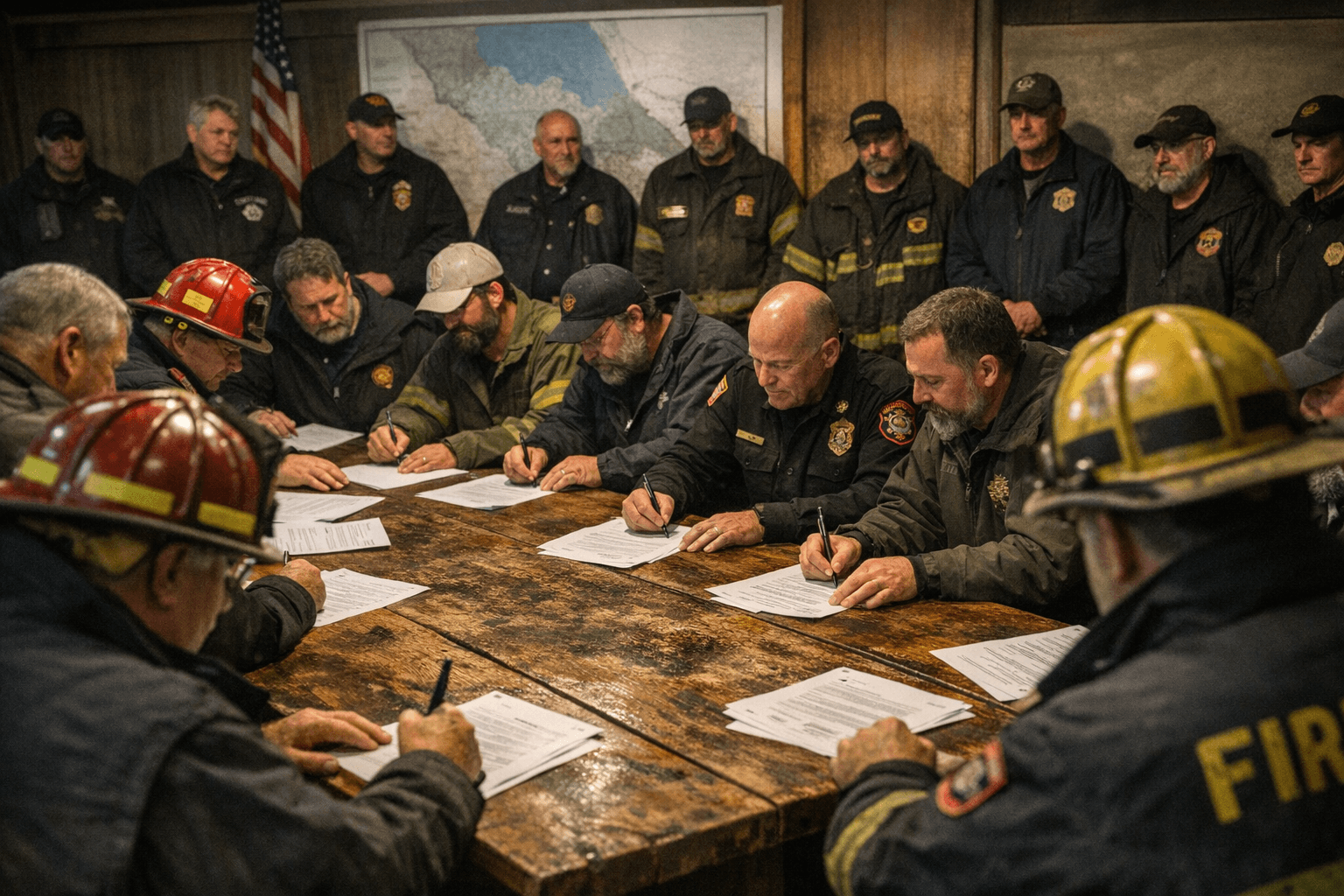 Southern Humboldt Forms Regional Fire Alliance, Twelve Departments Sign