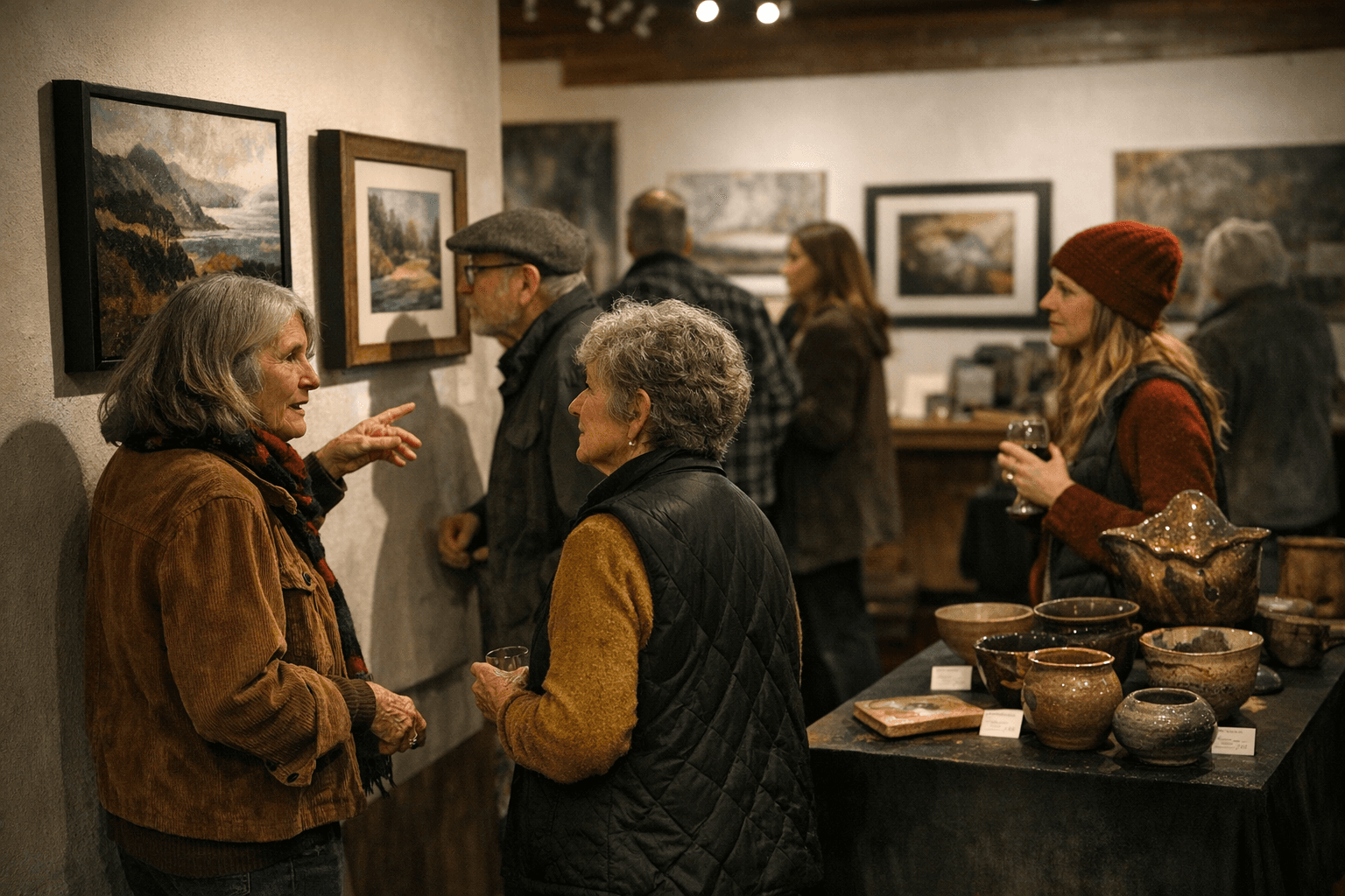 Eureka Art Studio Opens Seasonal Show, Welcomes Community Visitors