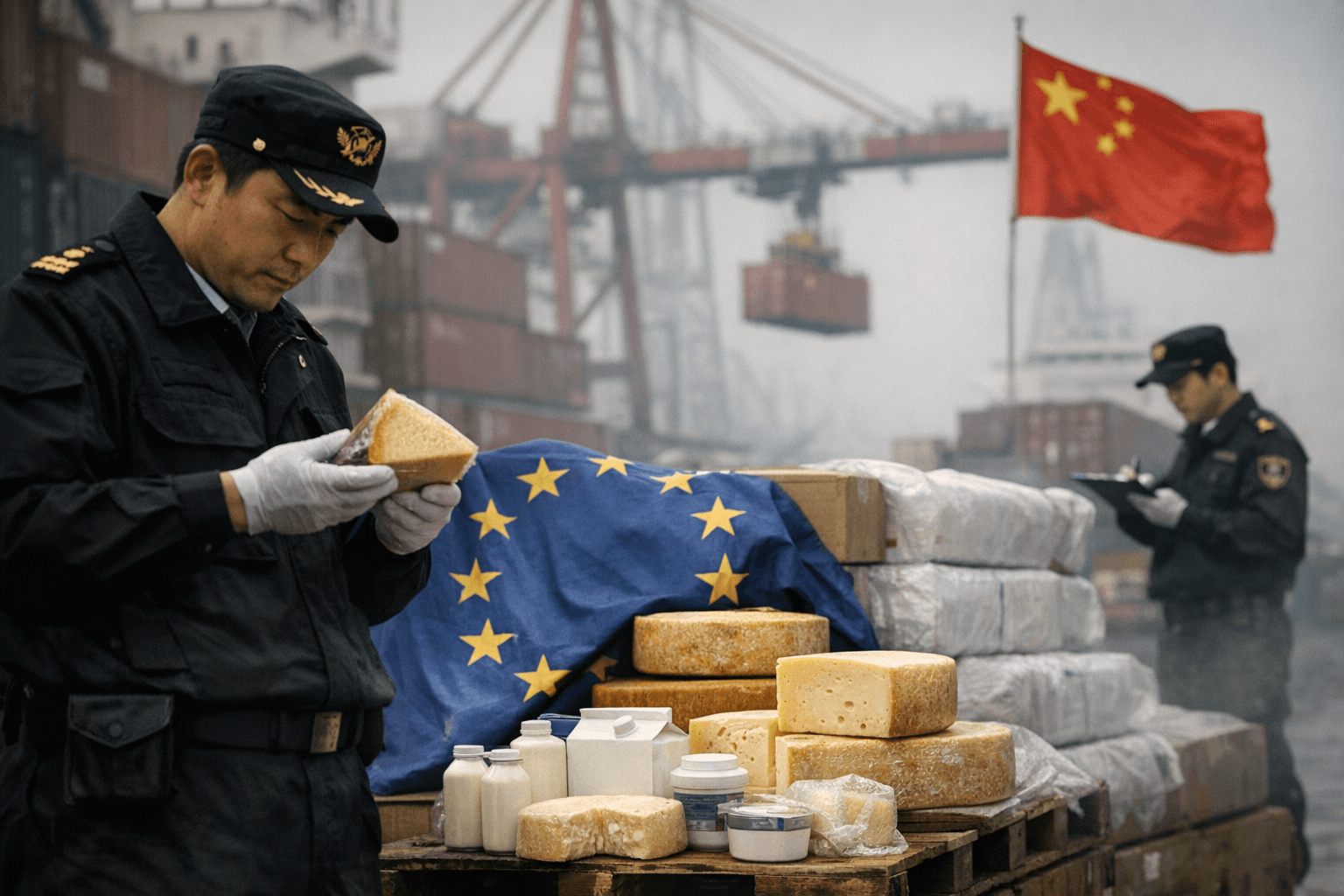 China Imposes Steep Provisional Duties on EU Dairy Imports