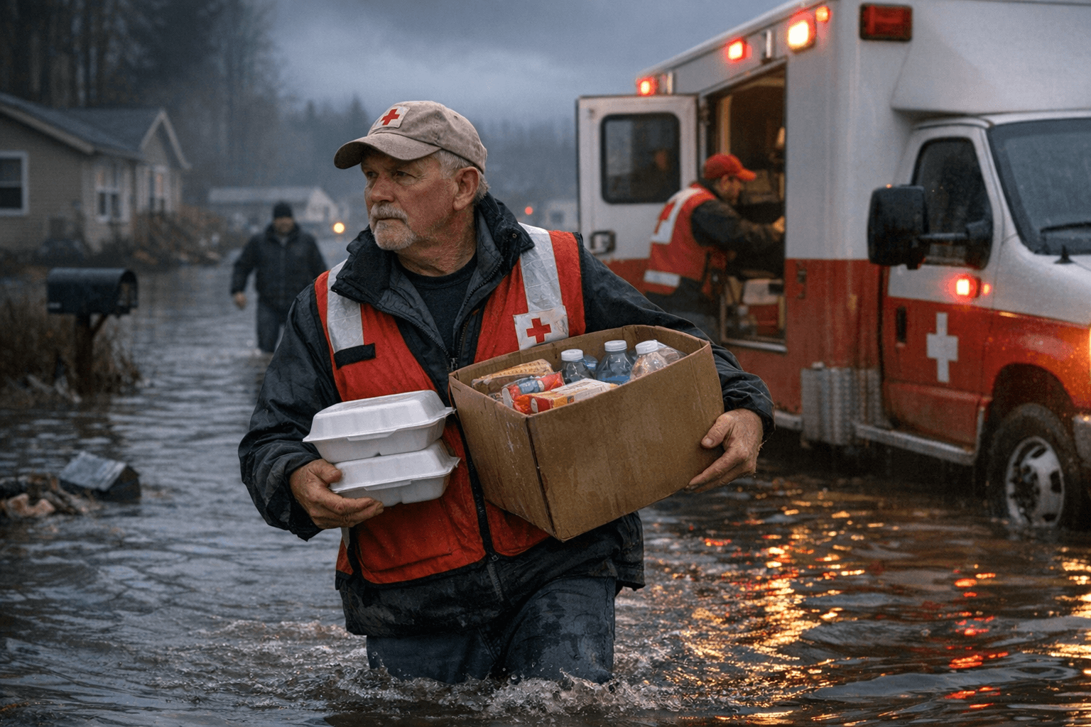 Storm Lake volunteer drives Red Cross relief in Washington floods, delivers meals and supplies